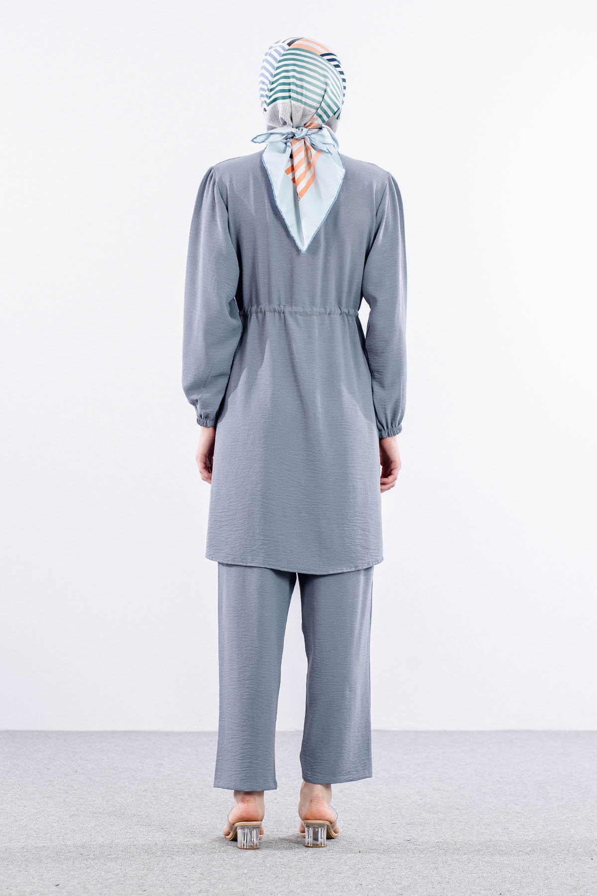 8347 Takim 44-50 Tunel - Gri - 5