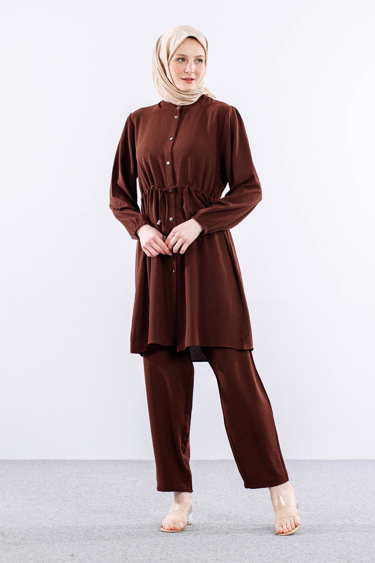 8347 Takim 44-50 Tunel - Kahve - 1