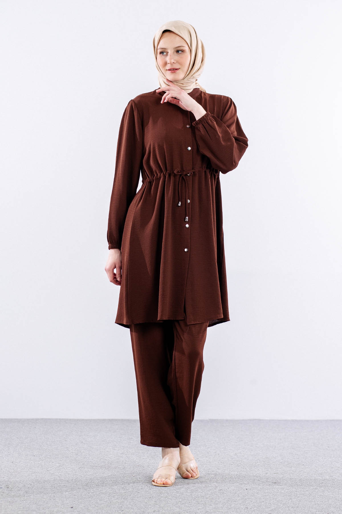 8347 Takim 44-50 Tunel - Kahve - 2