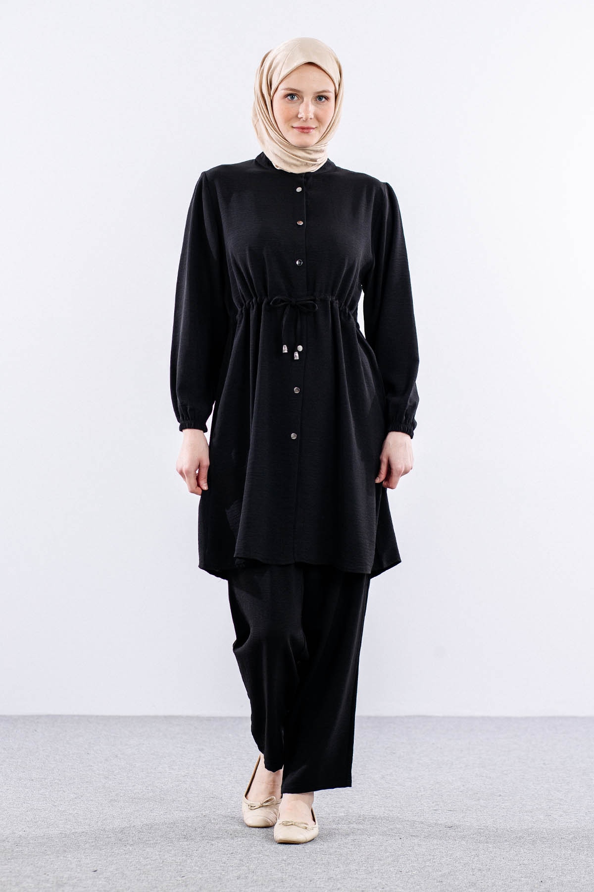 8347 Takim 44-50 Tunel - Siyah - 1