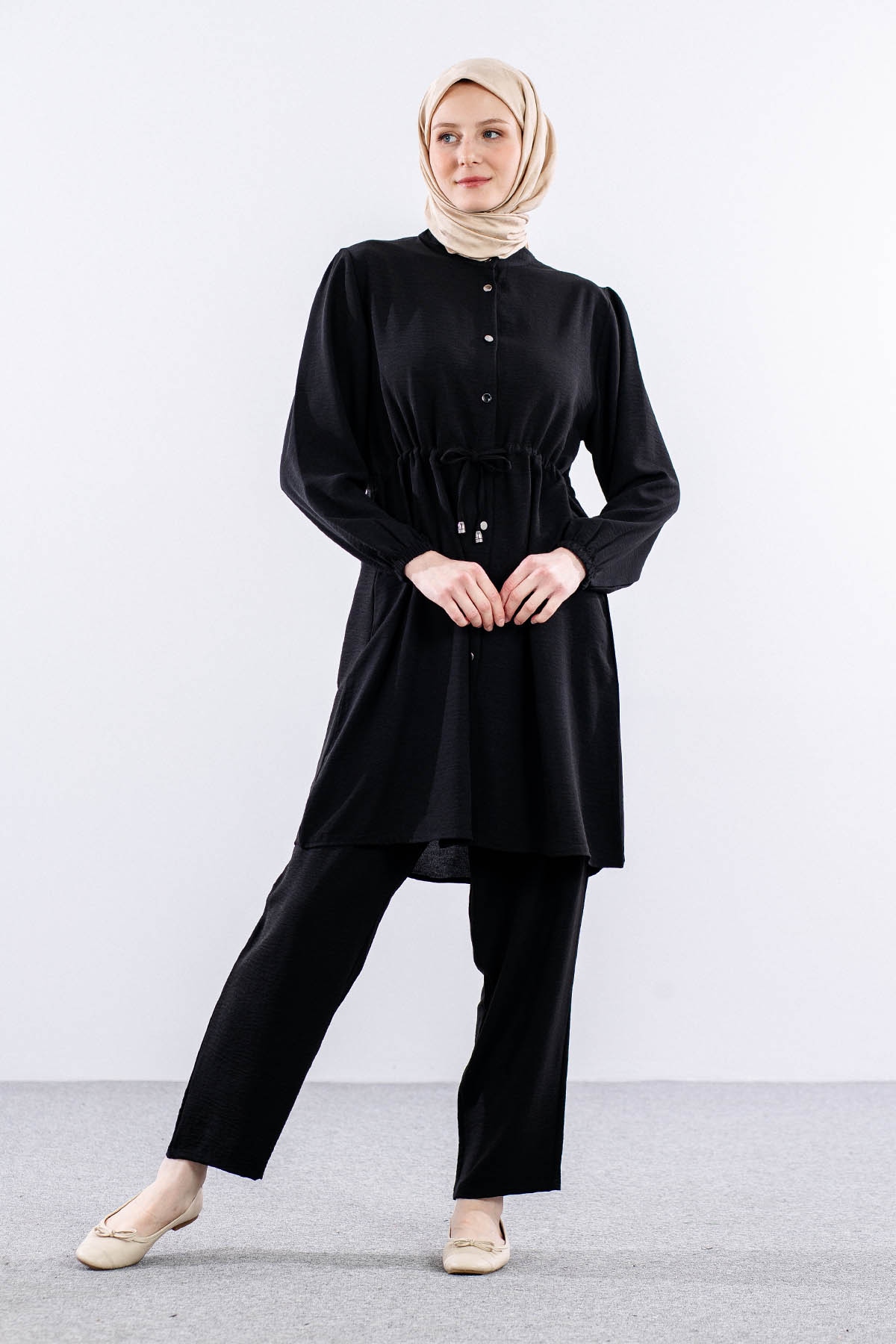 8347 Takim 44-50 Tunel - Siyah - 2