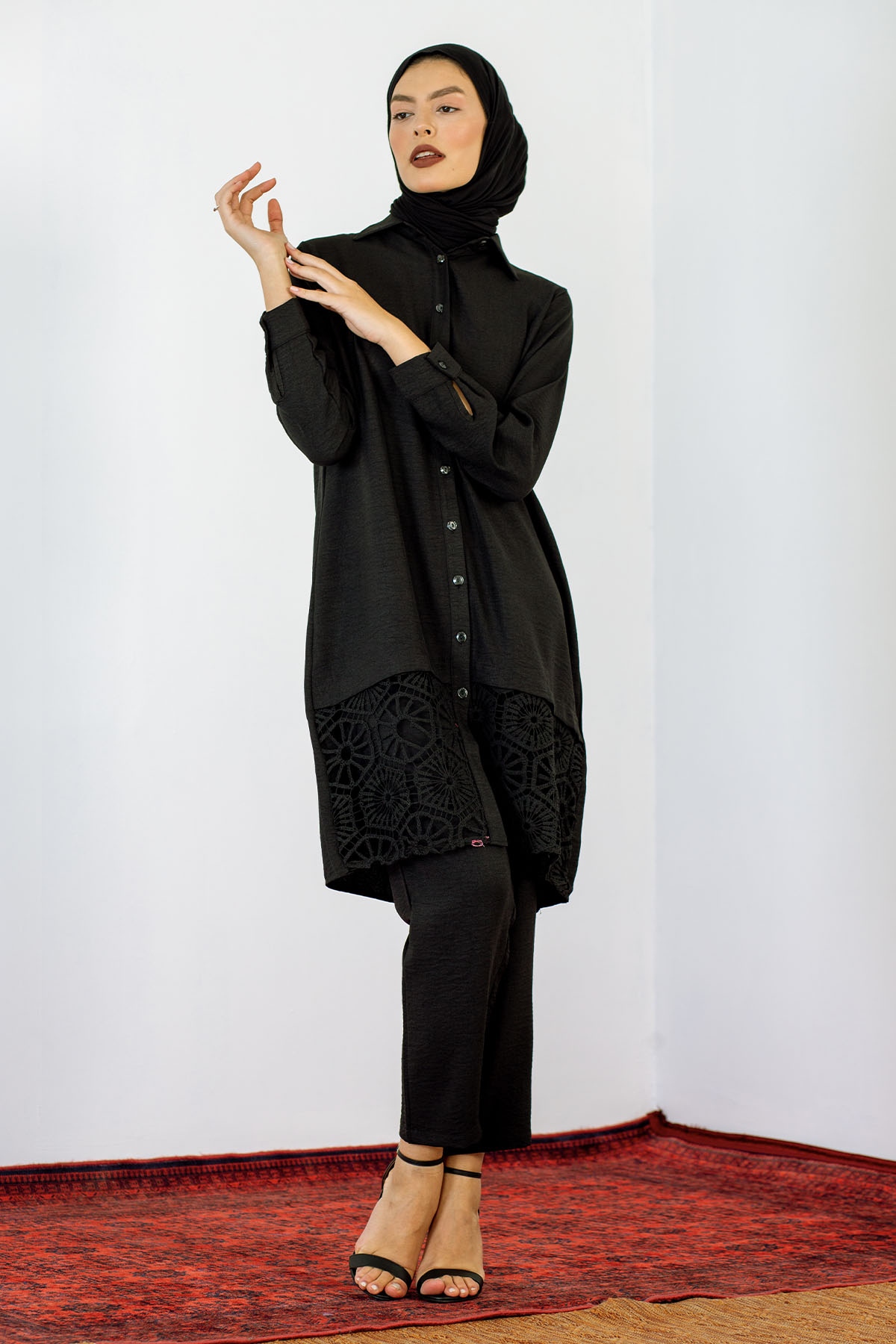 8369 Takim 44-50 Dntl - Siyah - 2