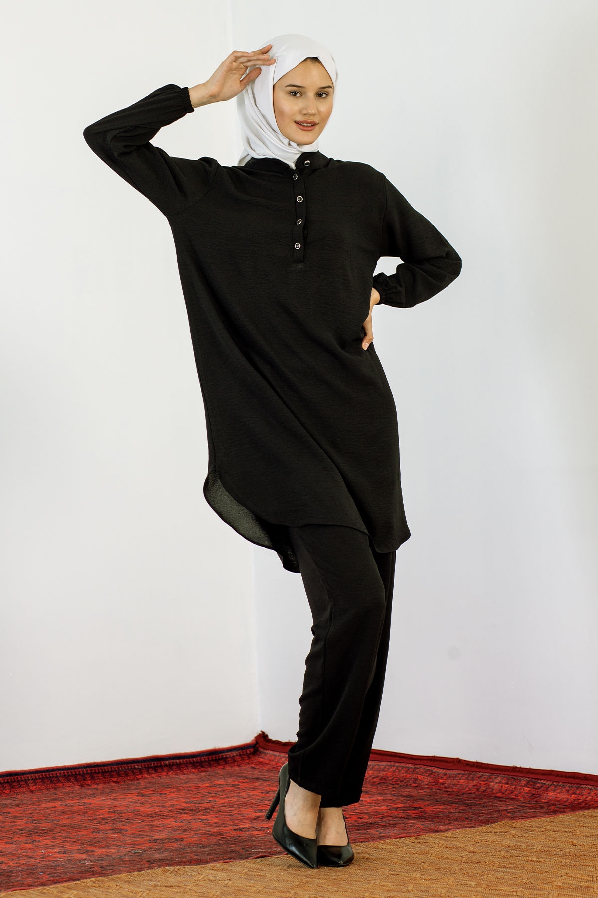 8376 Ae Takim 44-50 - Siyah - 2