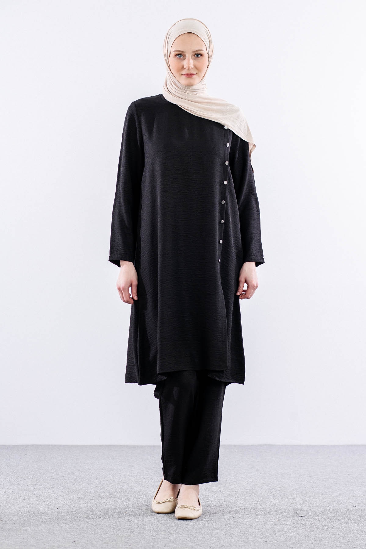 8394 Takim 44-50 Ktn - Siyah - 1