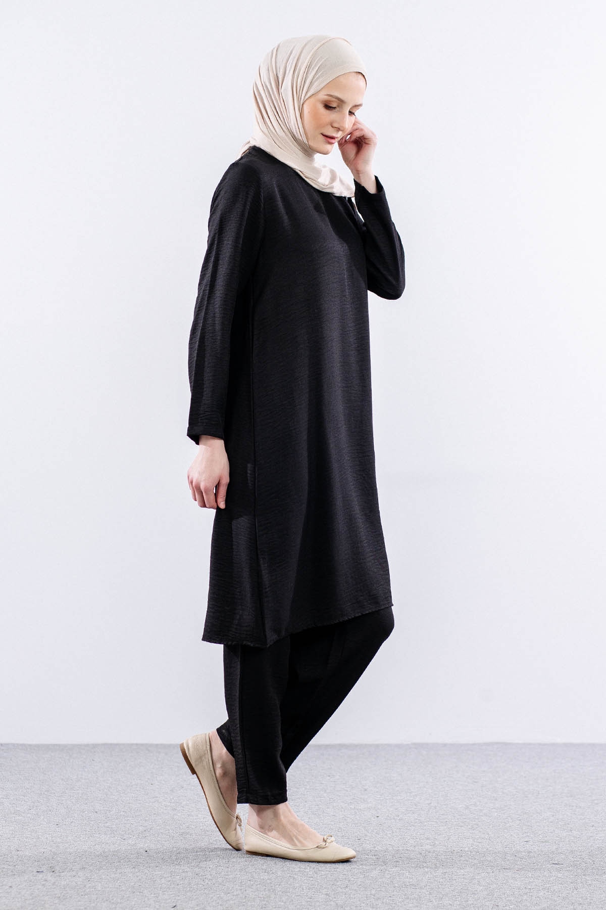 8394 Takim 44-50 Ktn - Siyah - 3