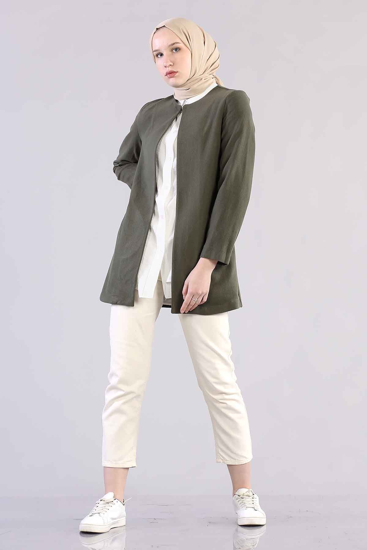 8397 Ceket 38-44 - Haki - 1