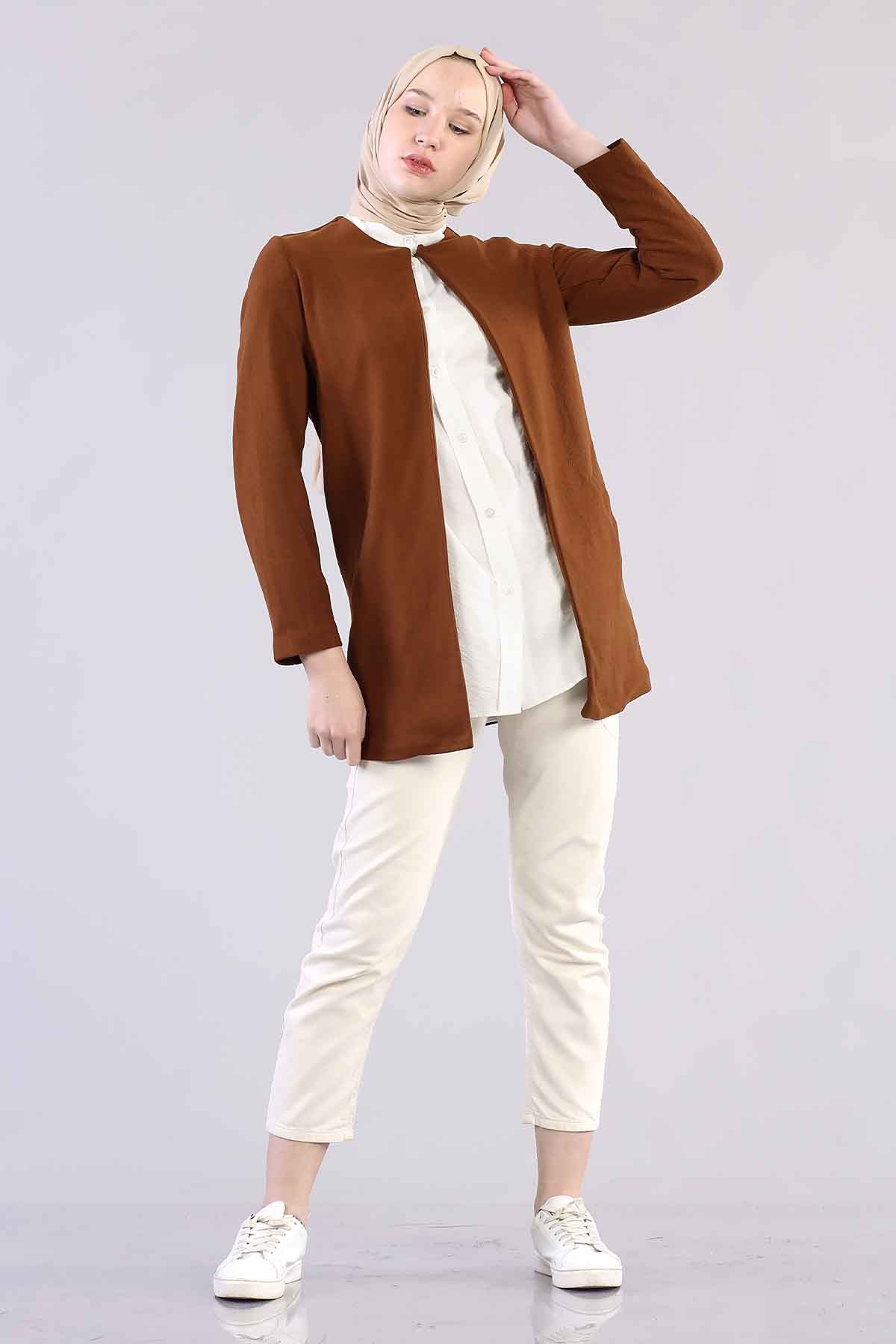 8397 Ceket 38-44 - Kiremit - 2