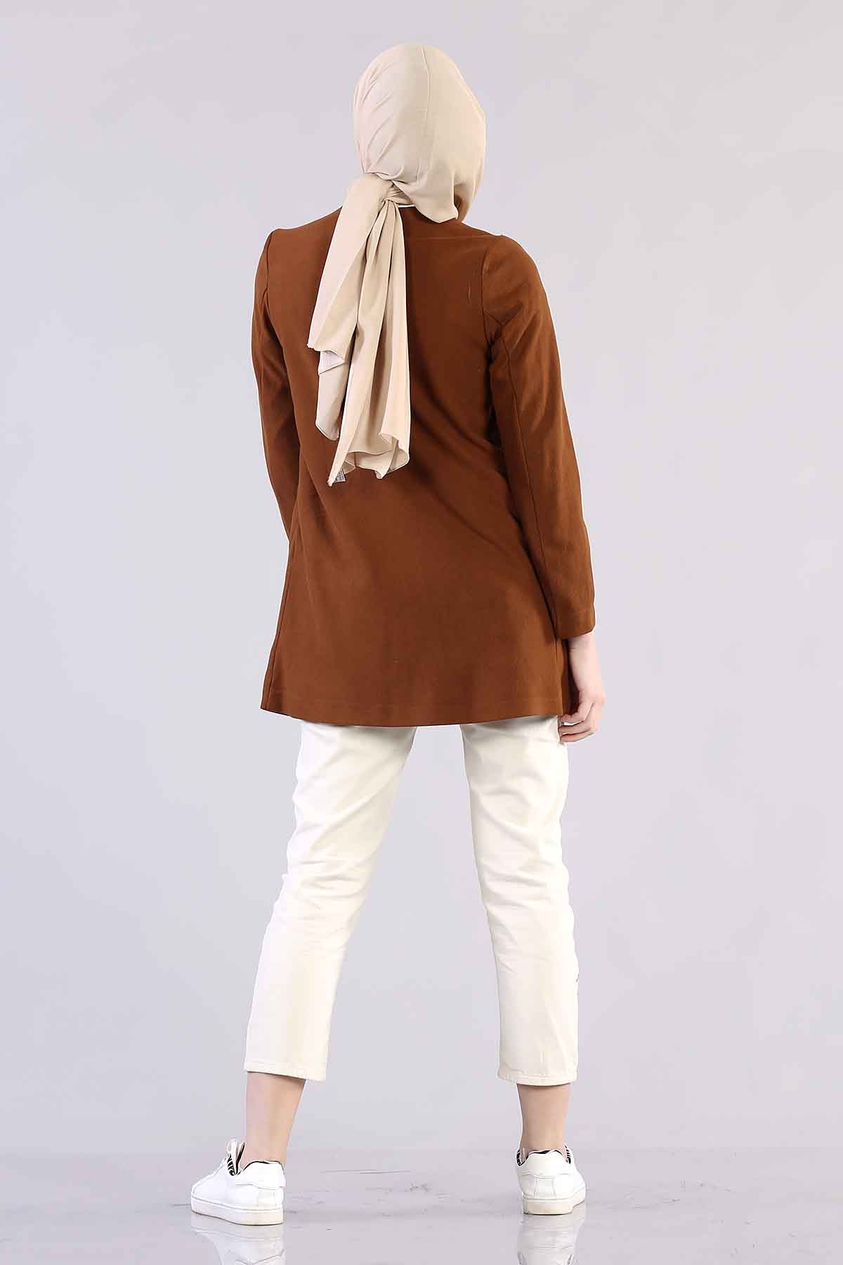 8397 Ceket 38-44 - Kiremit - 4