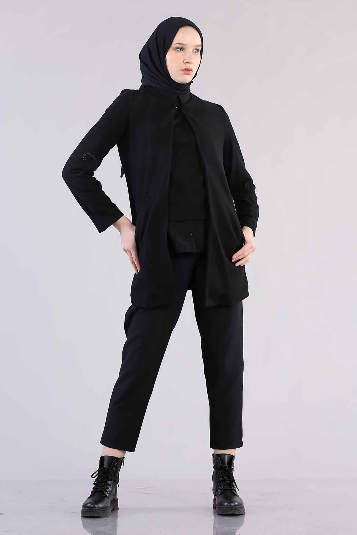 8397 Ceket 38-44 - Siyah - 3