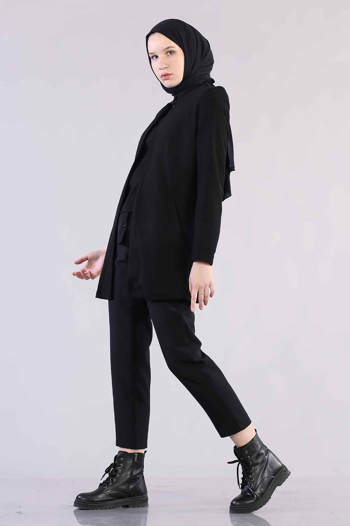 8397 Ceket 38-44 - Siyah - 4