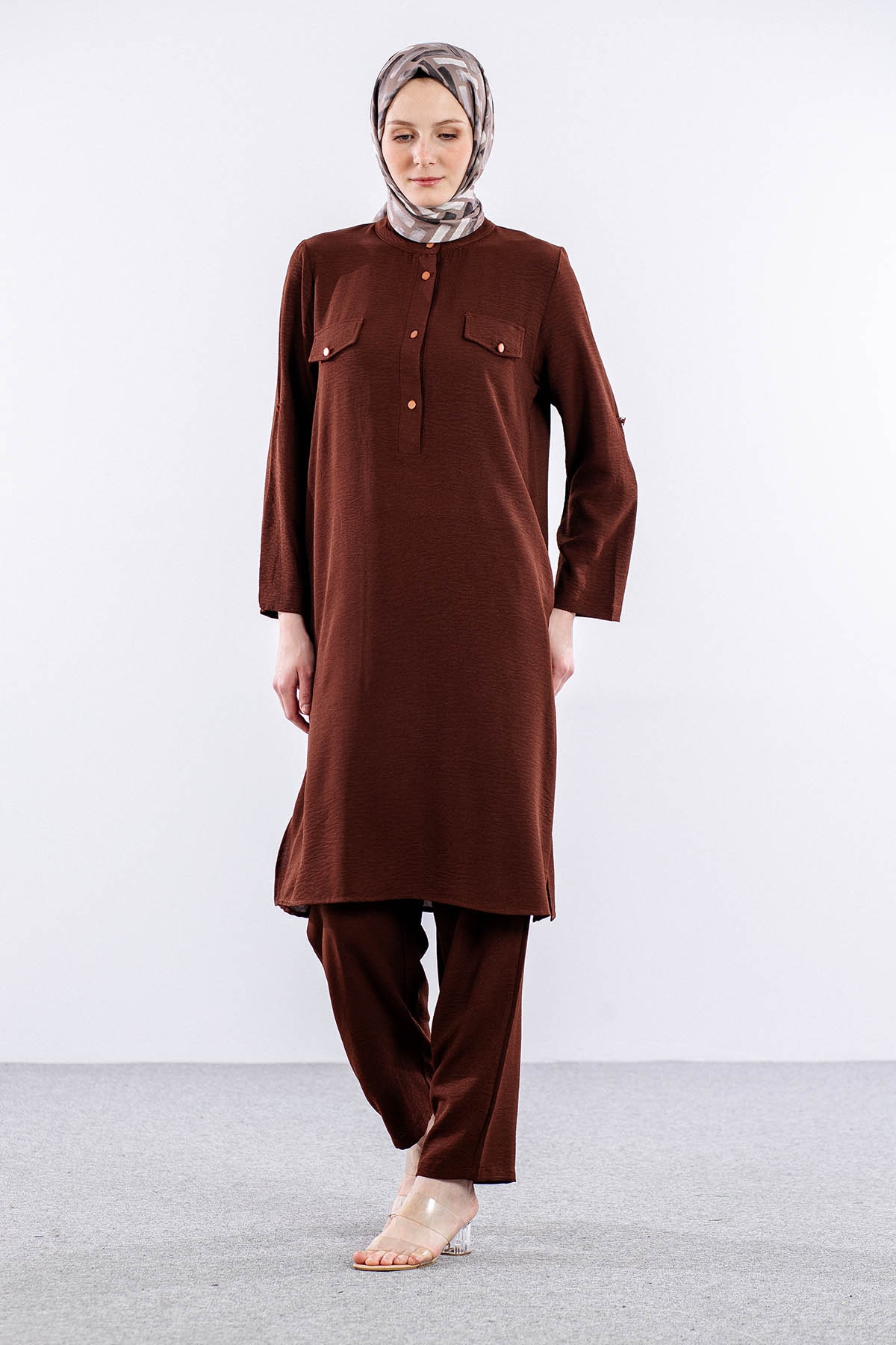 8408 Takim 44-50 Ae - Kahve - 2