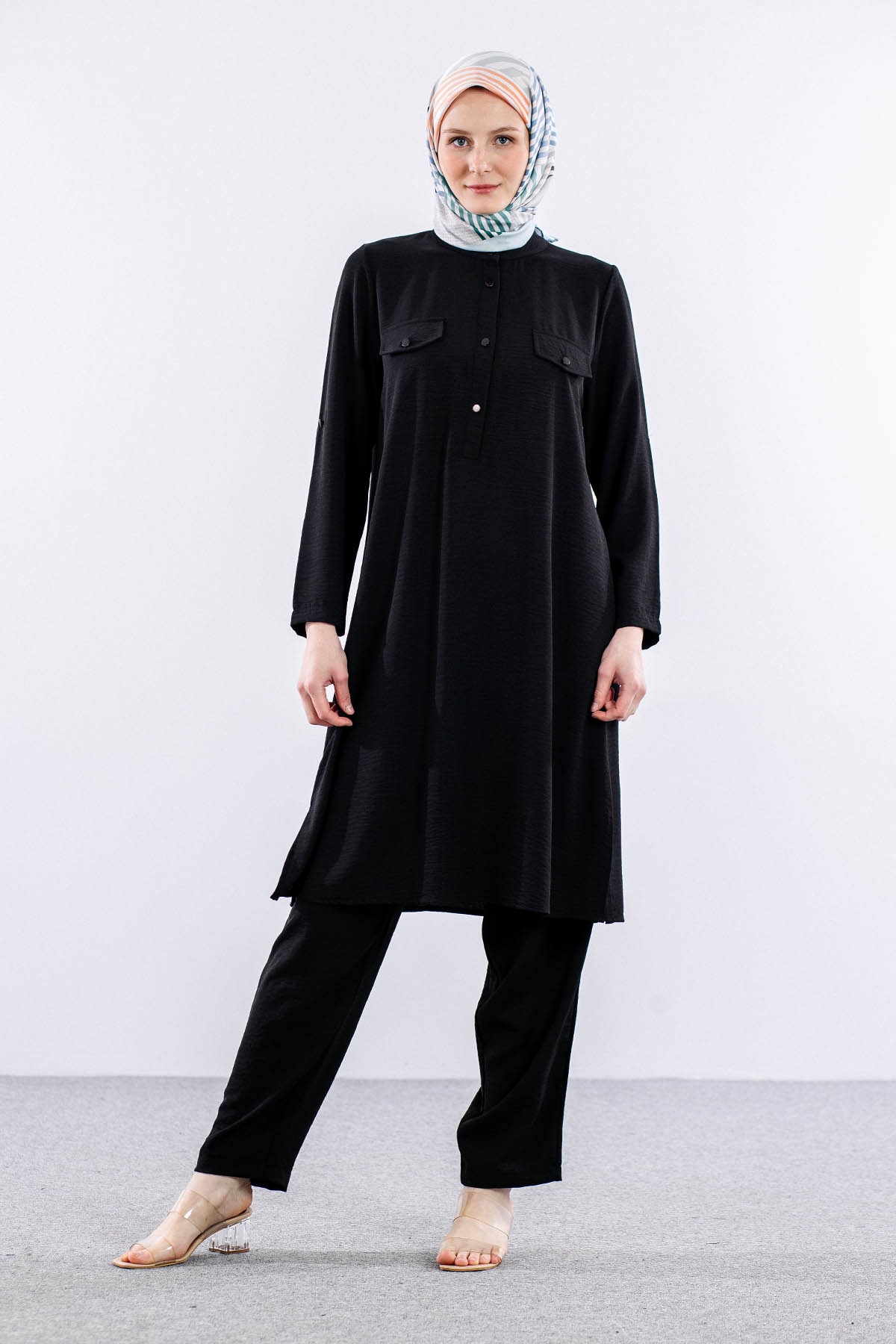 8408 Takim 44-50 Ae - Siyah - 1