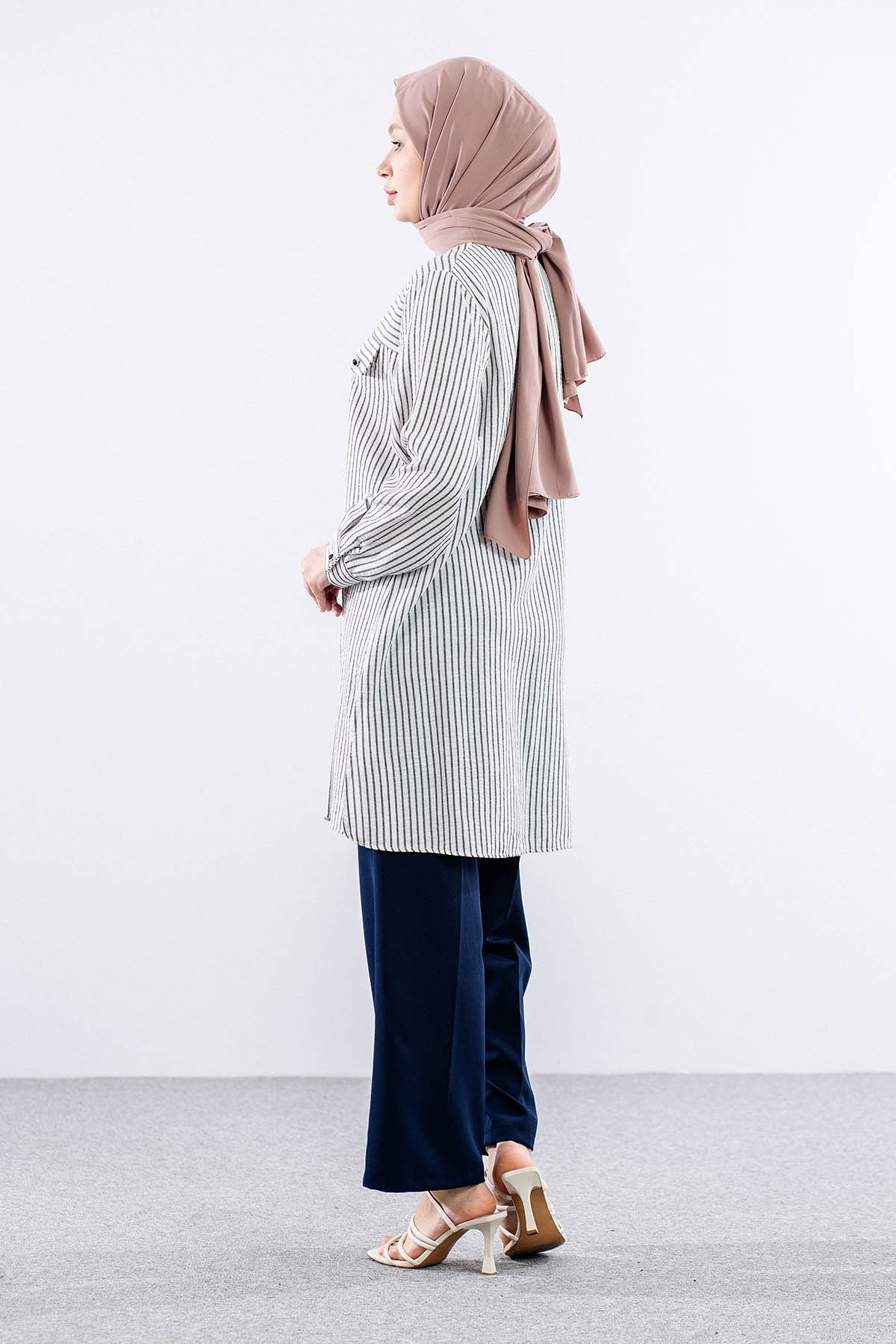 8420 Tunik 44-52 Czg - Ekru_siyah - 5