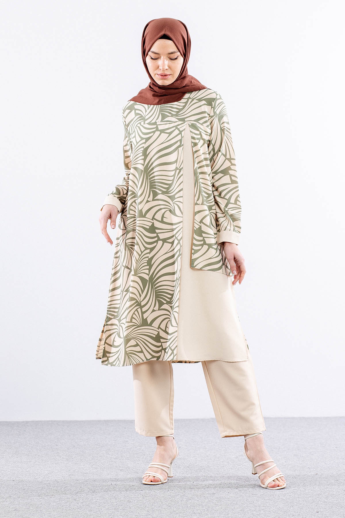 8422 Takim Pant 44-50 - A_yesil - 2