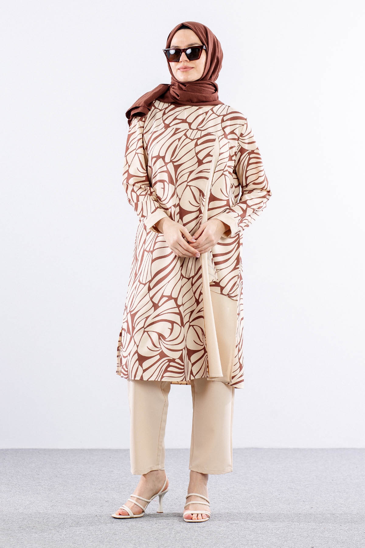 8422 Takim Pant 44-50 - Kahve - 3