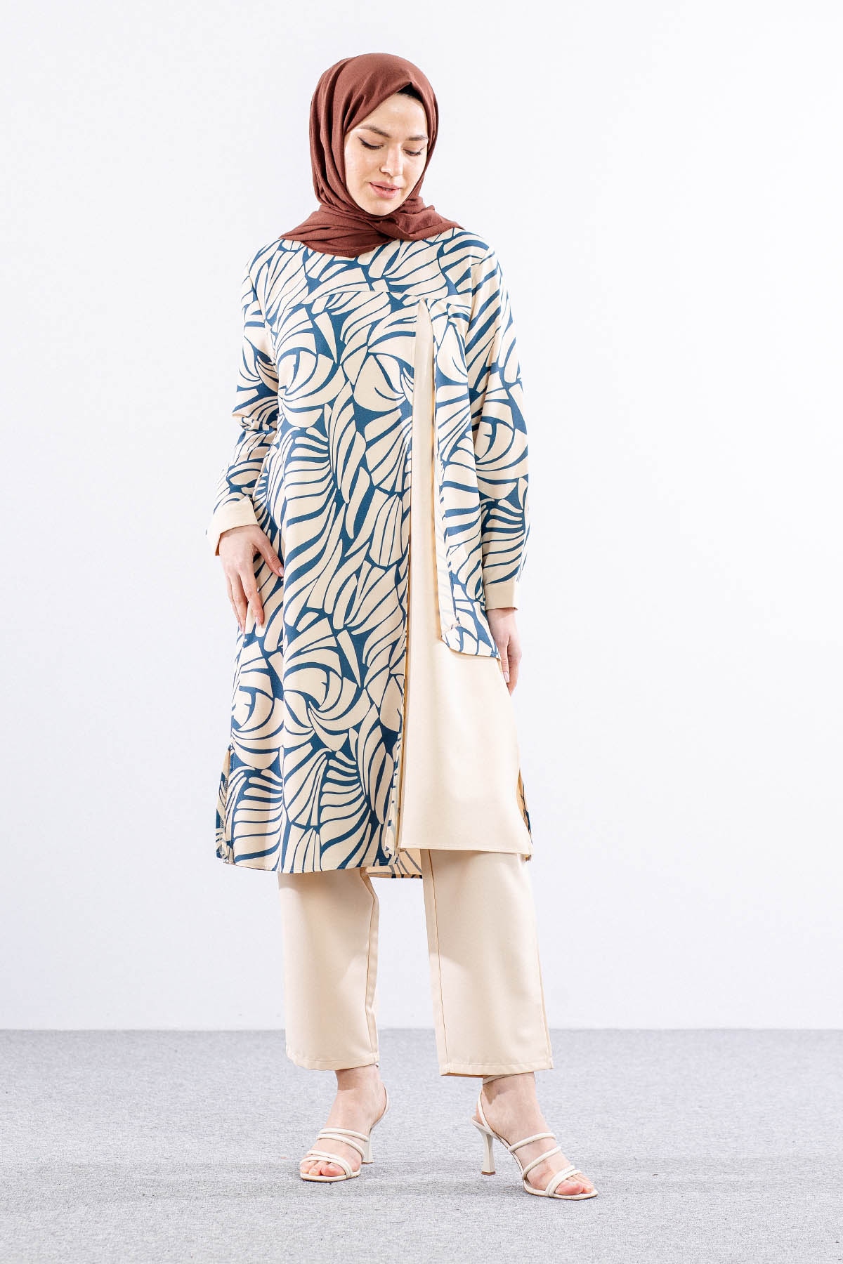 8422 Takim Pant 44-50 - Petrol - 2