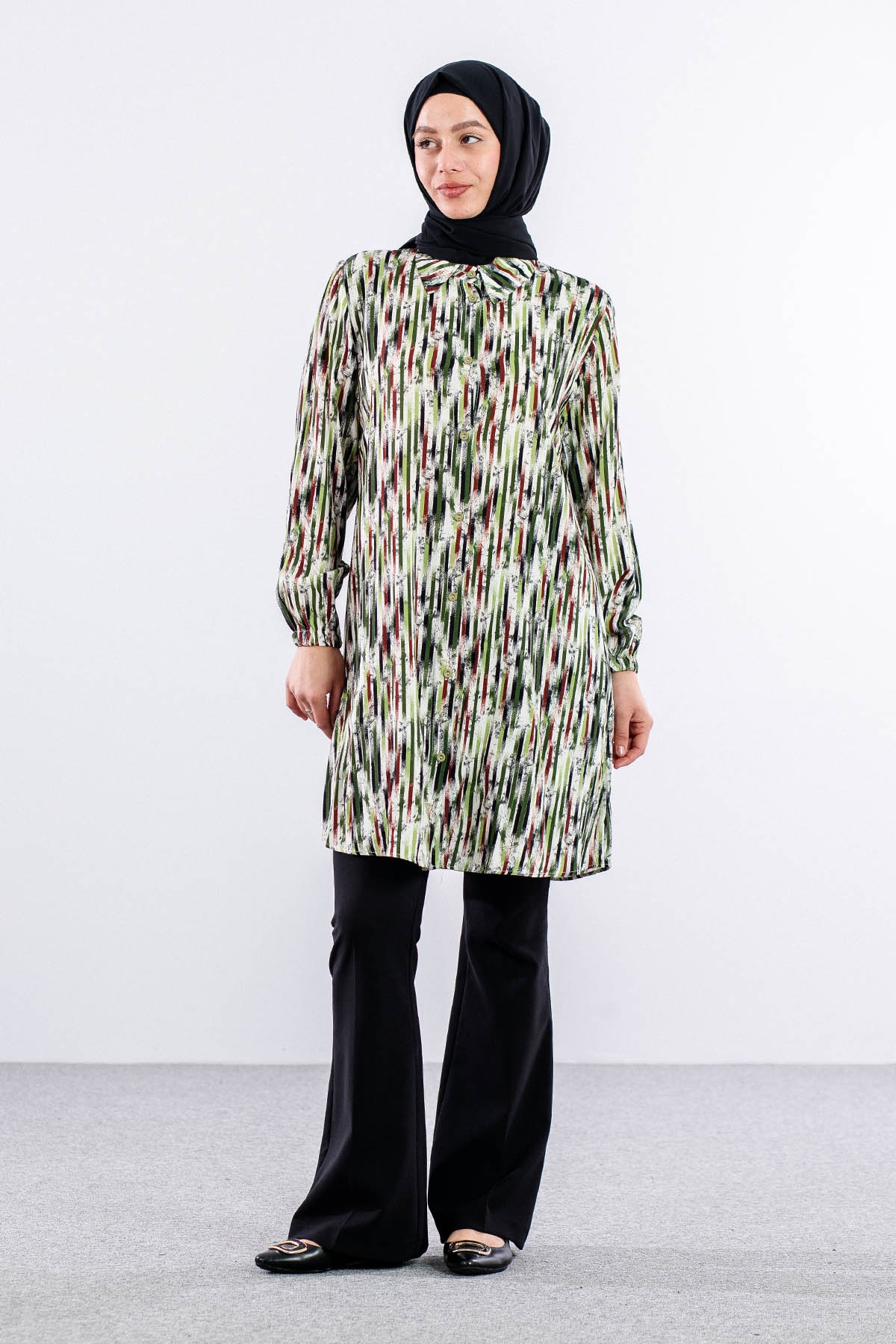 8429 Tunik 44-52 - F.yesili - 1