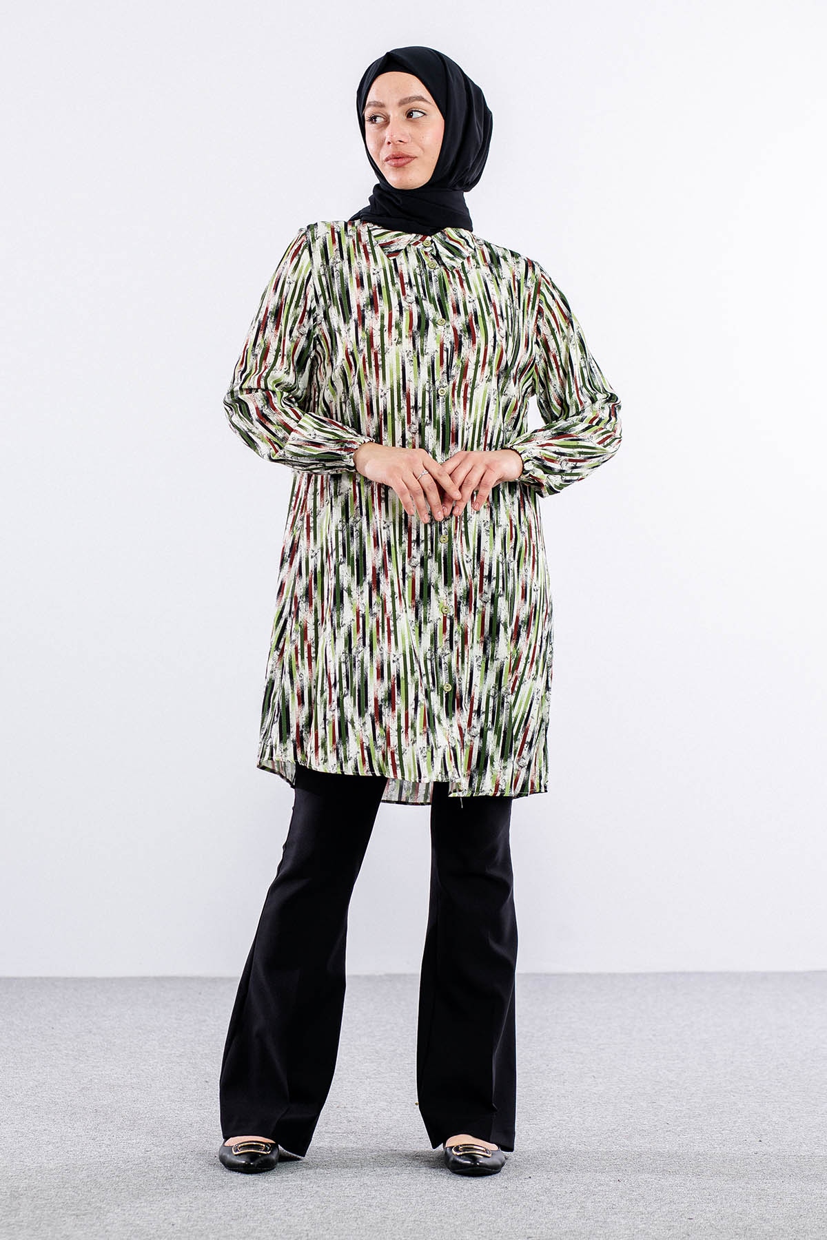 8429 Tunik 44-52 - F.yesili - 3