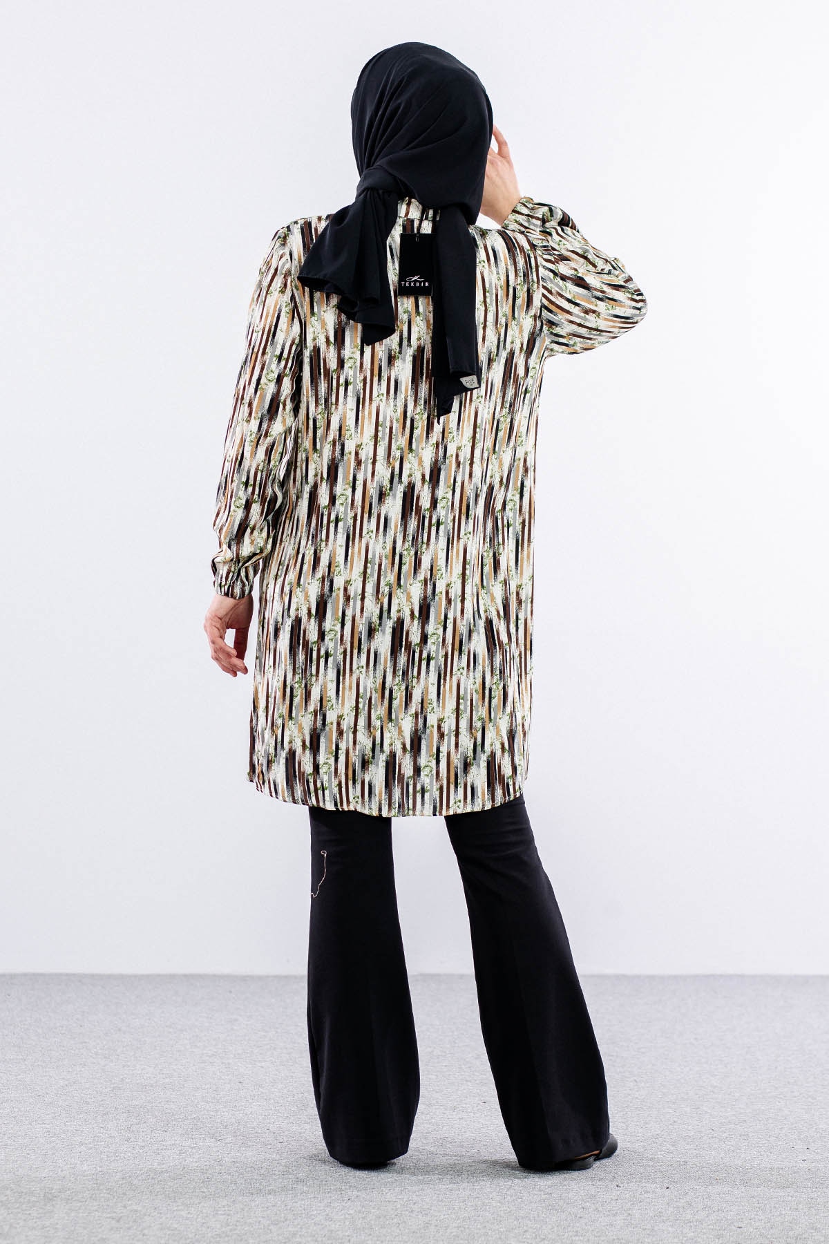 8429 Tunik 44-52 - Kahve_yesil - 4