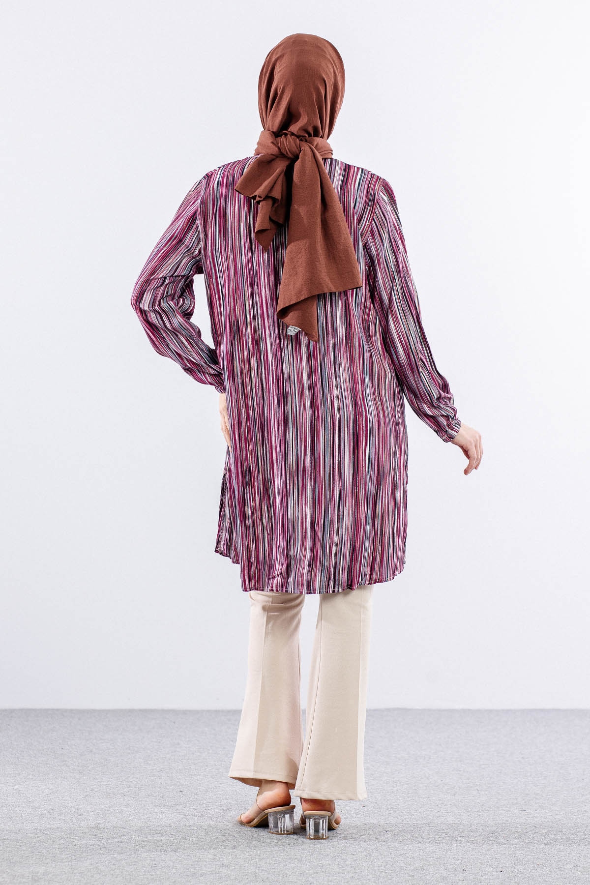 8430 Tunik 44-52 - Bordo - 5