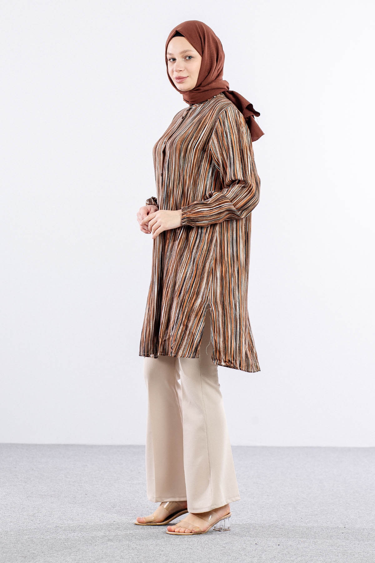 8430 Tunik 44-52 - Kahve - 3