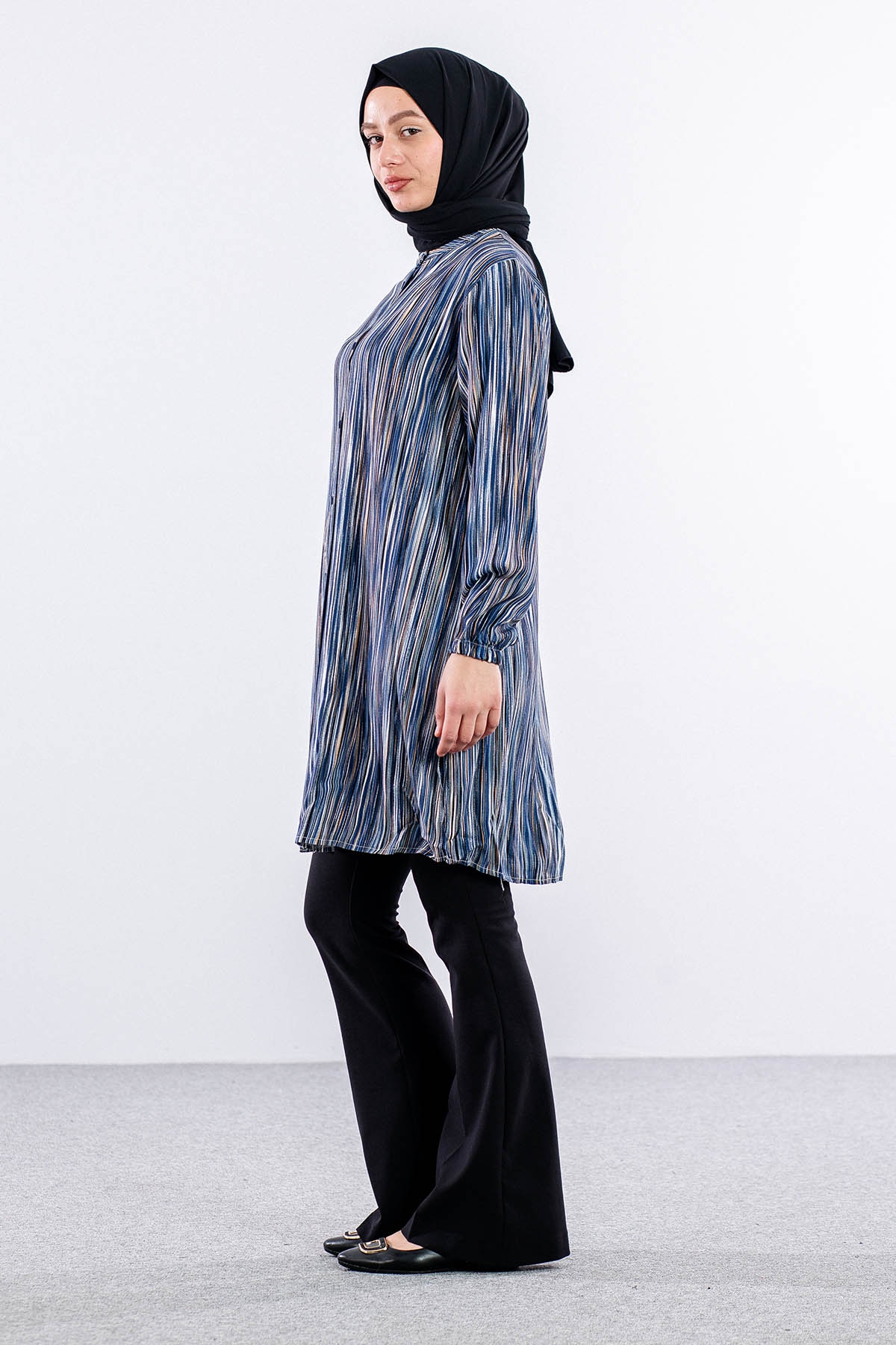 8430 Tunik 44-52 - Lacivert - 4