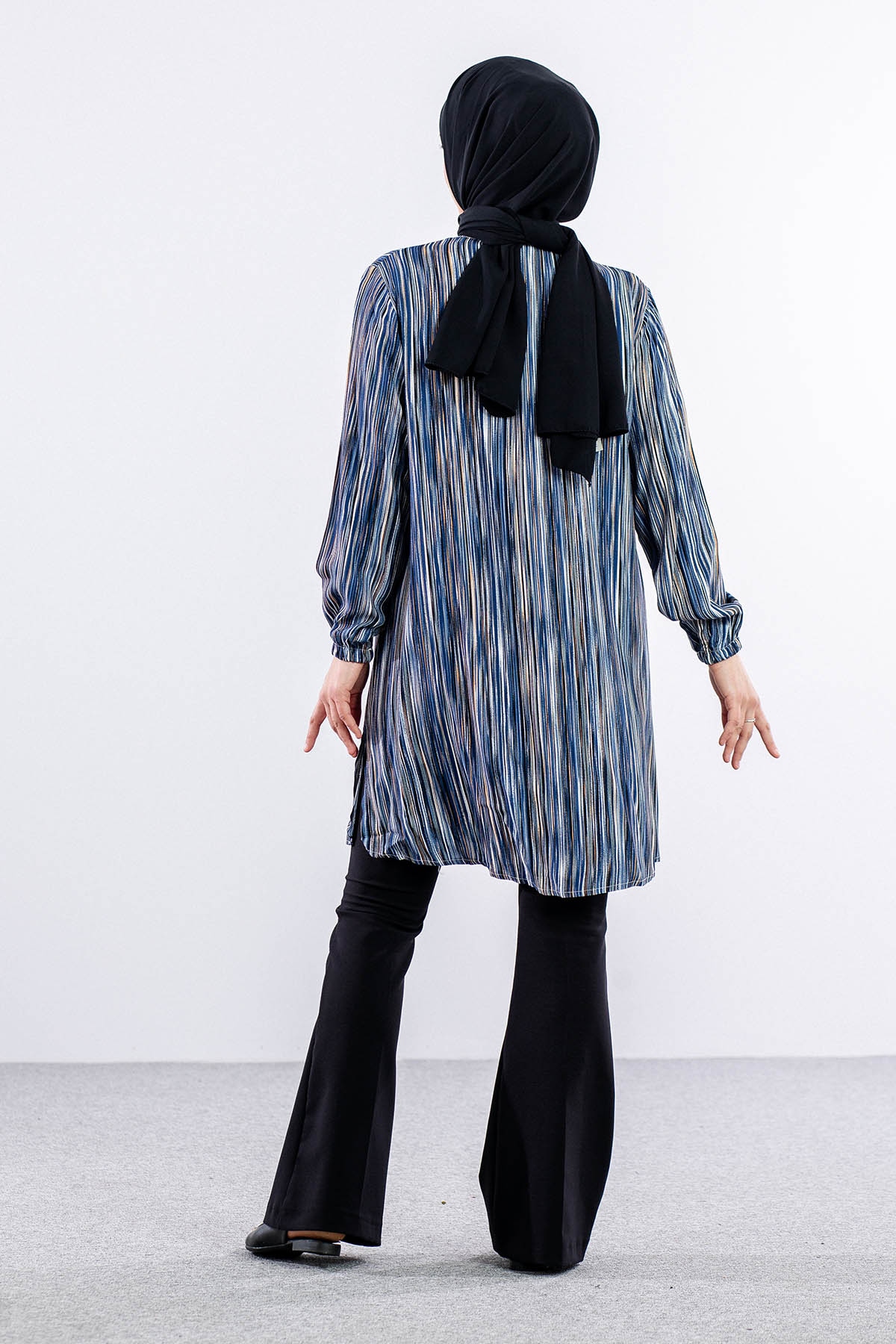 8430 Tunik 44-52 - Lacivert - 5