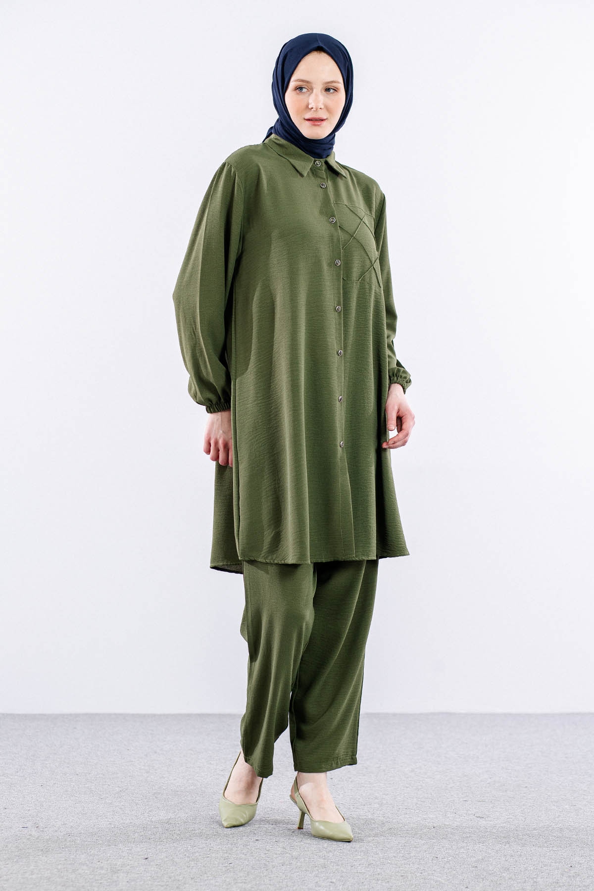 8437 Takim 44-50 Cep - Haki - 2