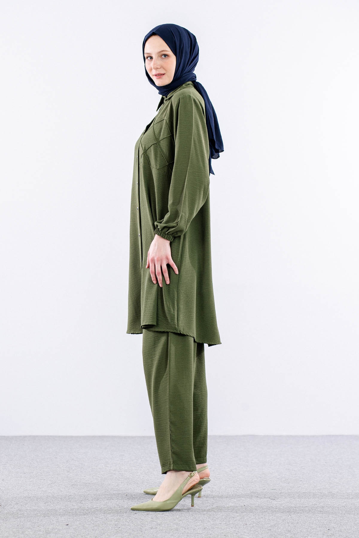 8437 Takim 44-50 Cep - Haki - 3