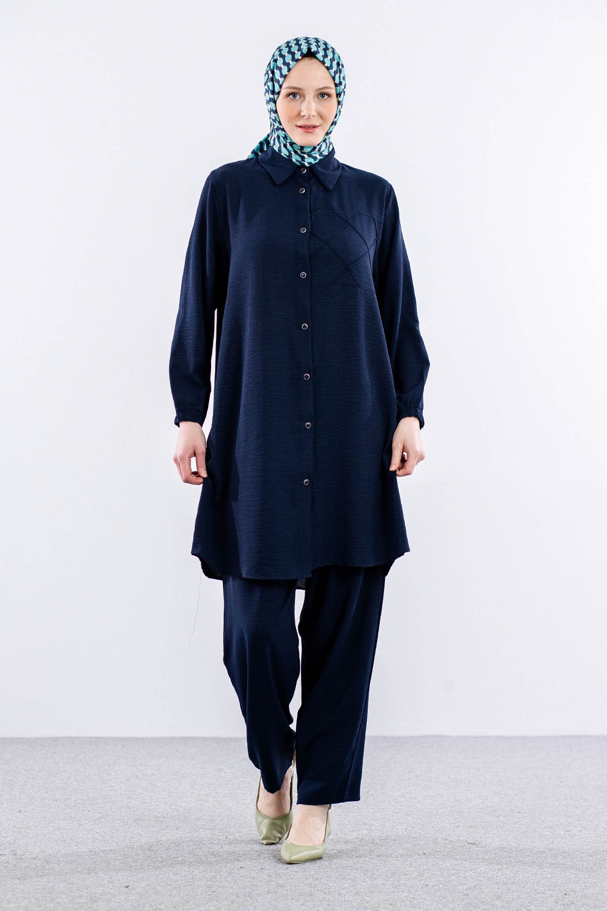 8437 Takim 44-50 Cep - Lacivert - 1