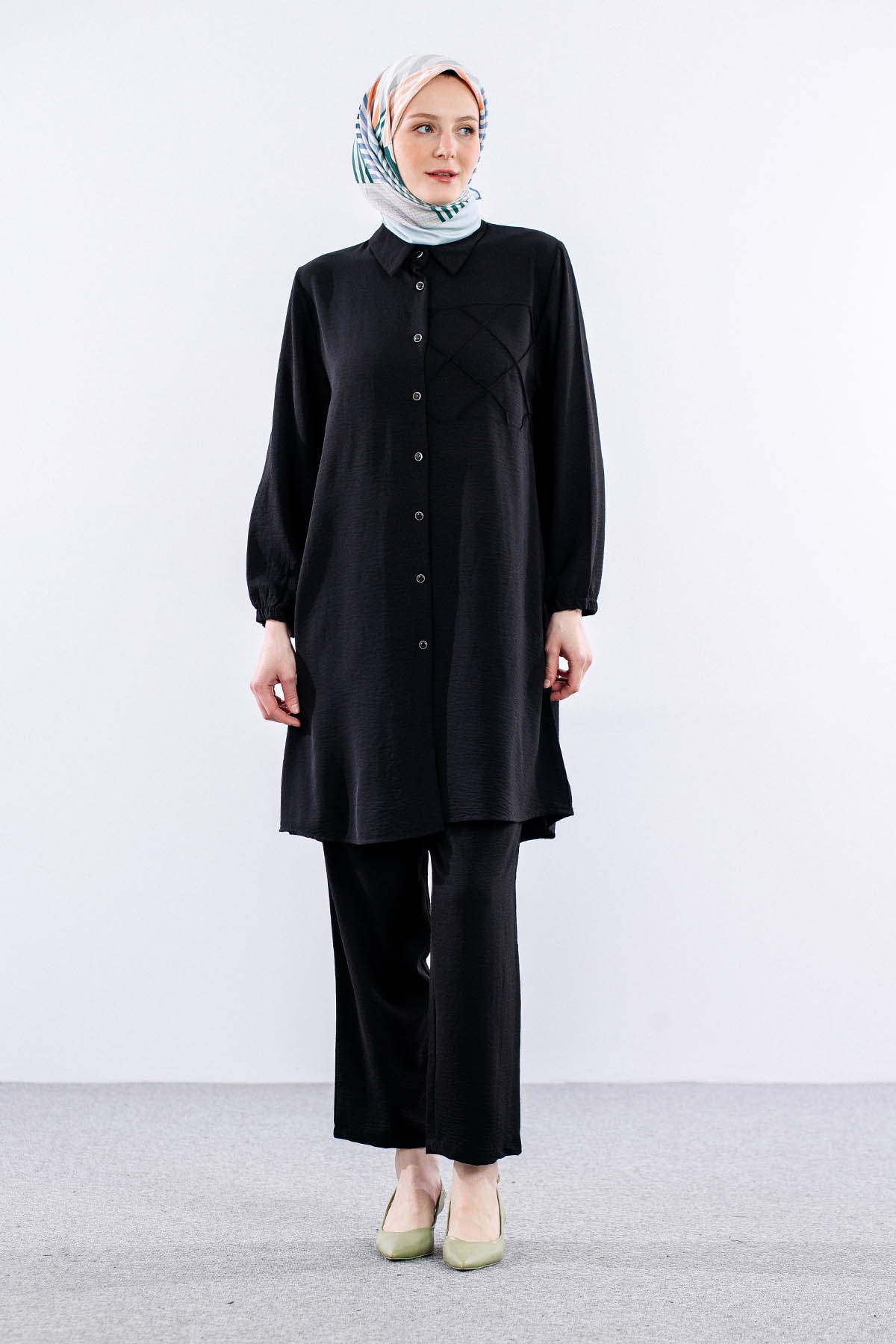 8437 Takim 44-50 Cep - Siyah - 1