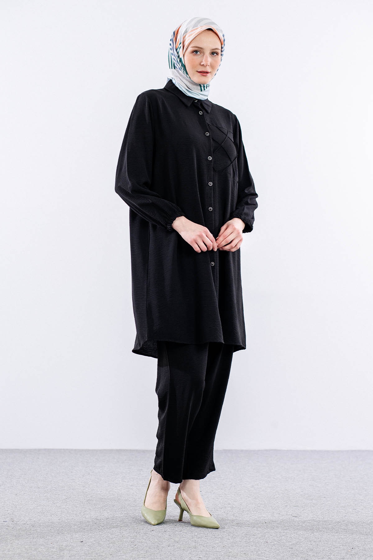 8437 Takim 44-50 Cep - Siyah - 2