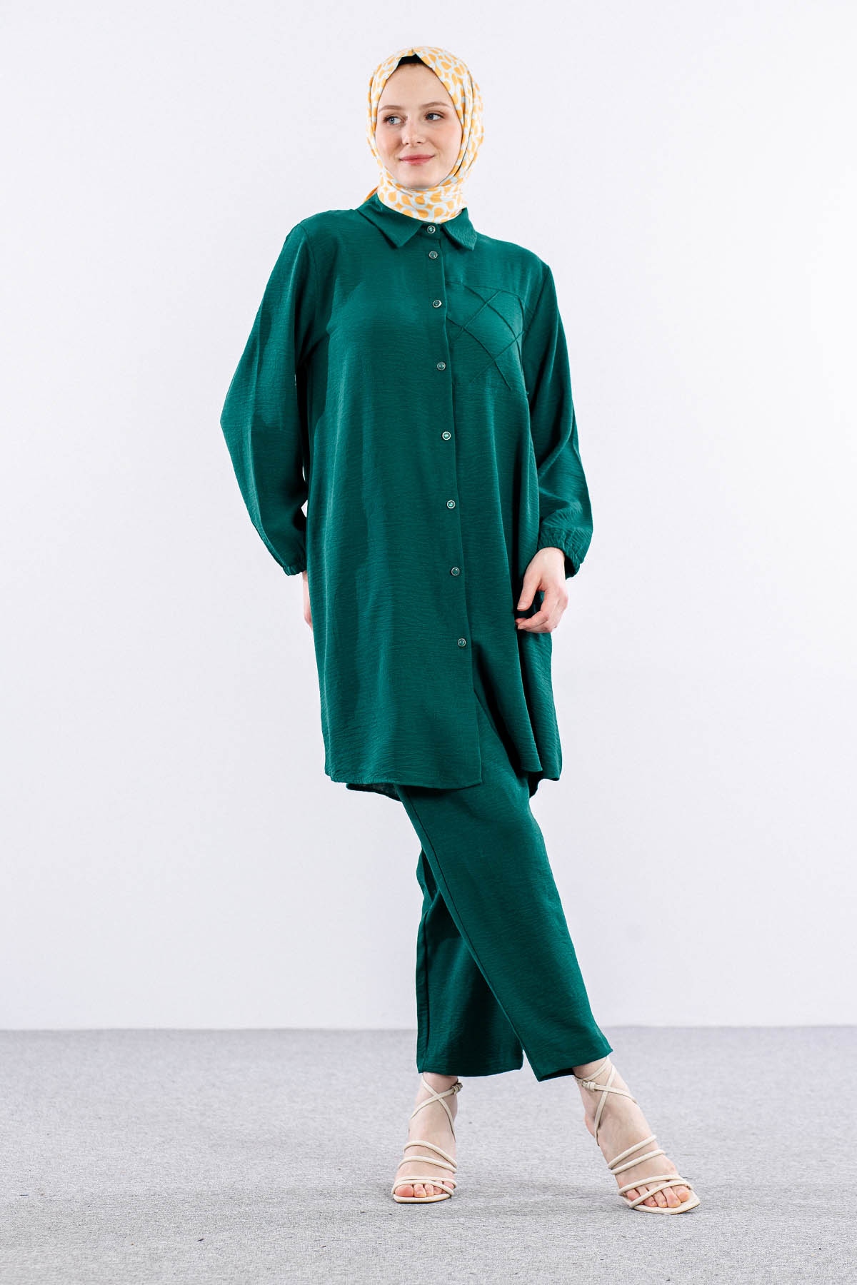 8437 Takim 44-50 Cep - Zumrut - 1