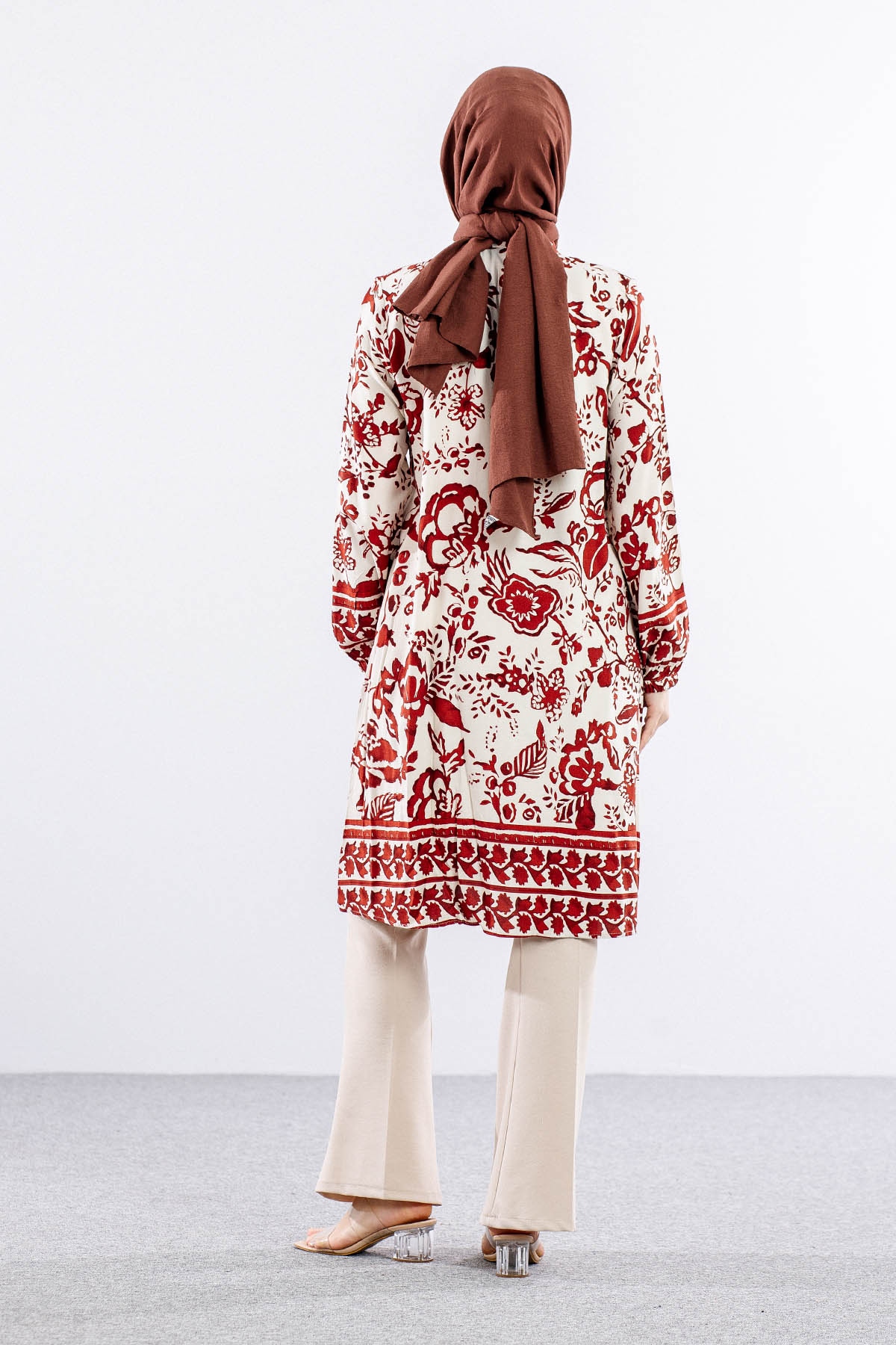 8440 Tunik 44-52 ççk - Bordo - 5