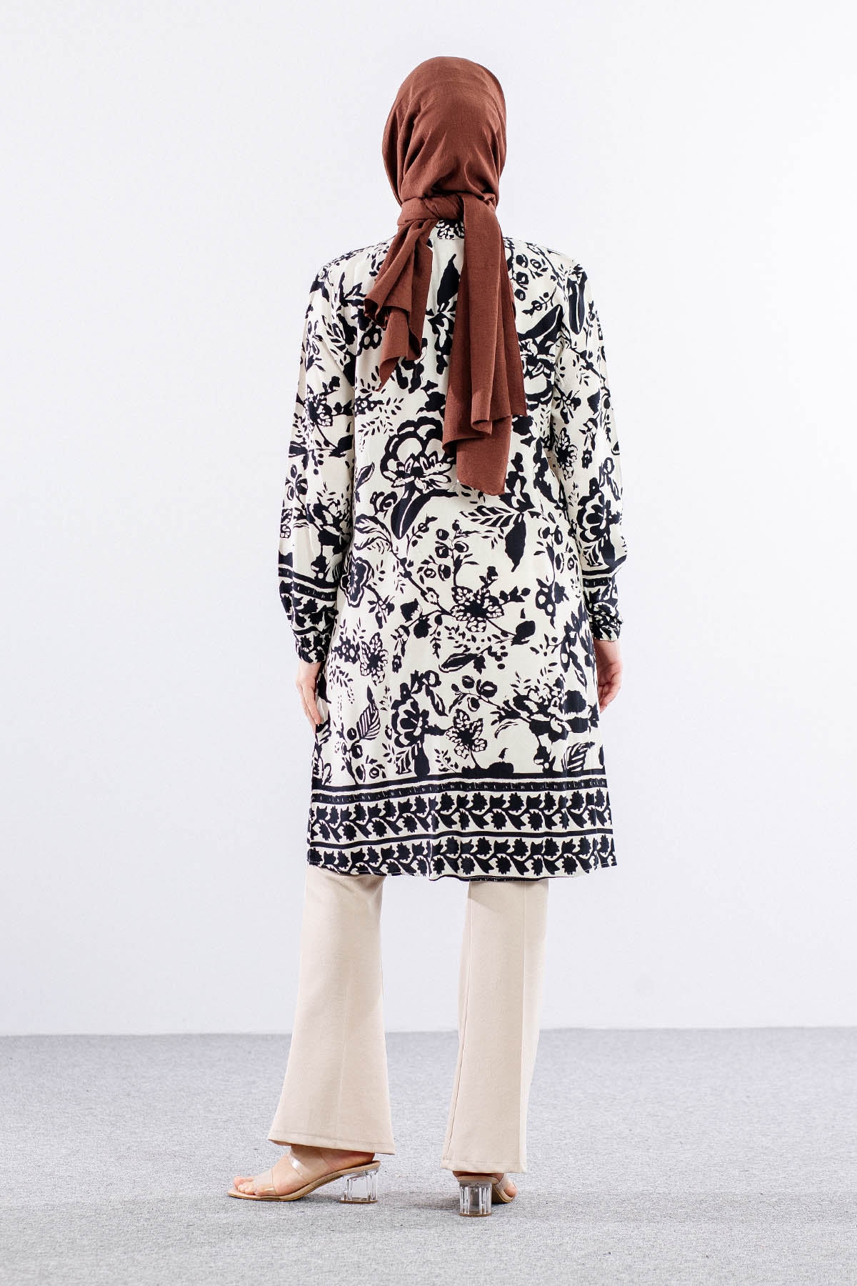 8440 Tunik 44-52 ççk - Siyah - 4