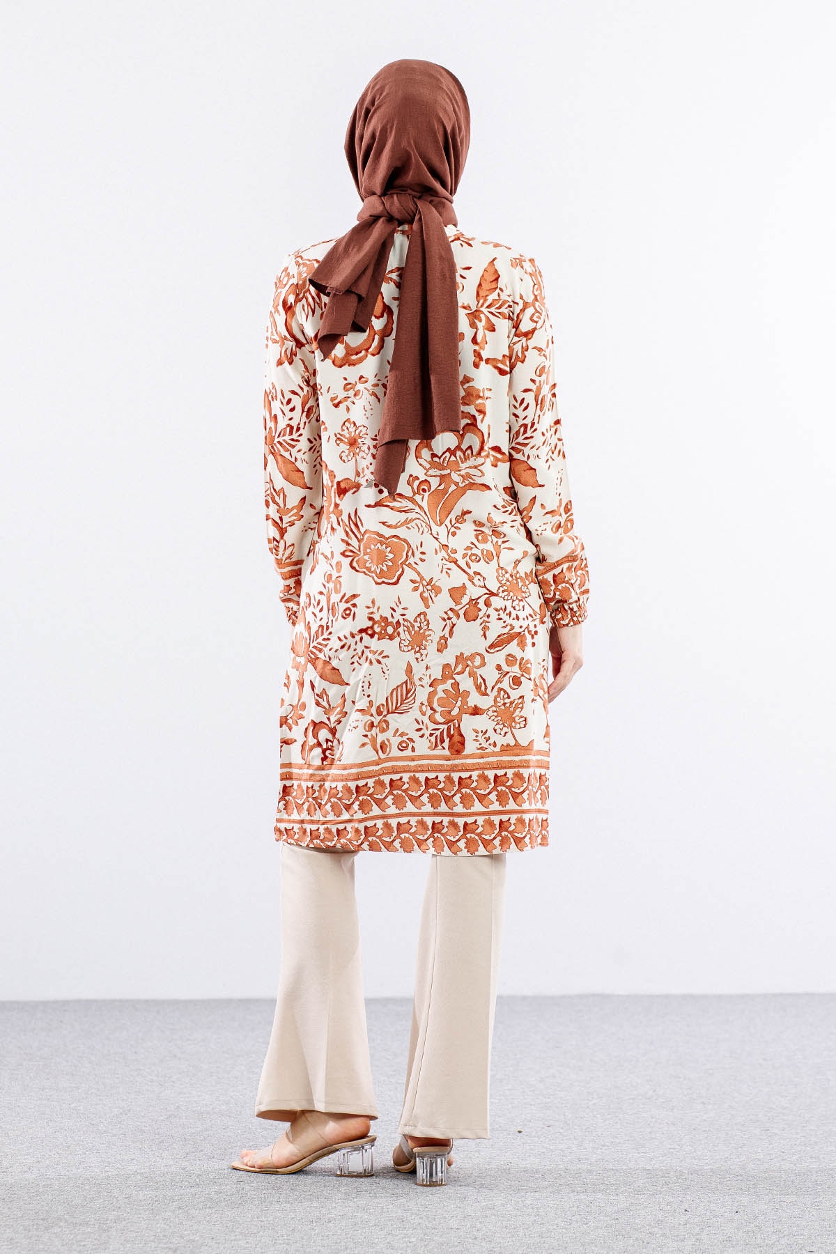 8440 Tunik 44-52 ççk - Somon - 4