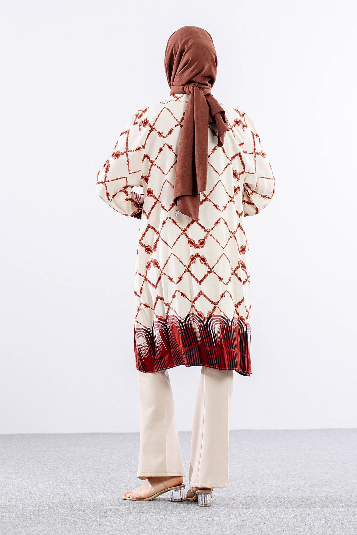 8440 Tunik 44-52 Dsn - Kiremit - 5