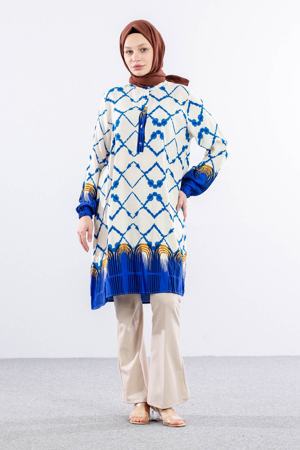 8440 Tunik 44-52 Dsn - Sax - 1