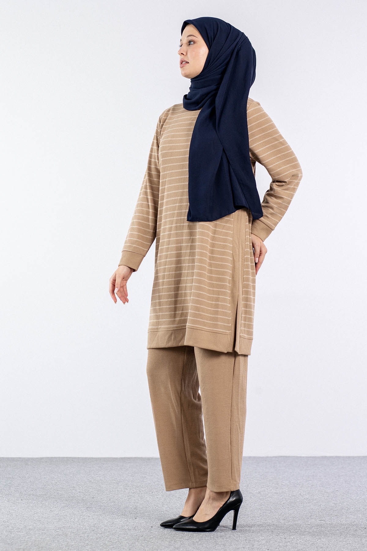 8451 Takim 44-50 - Bej - 2