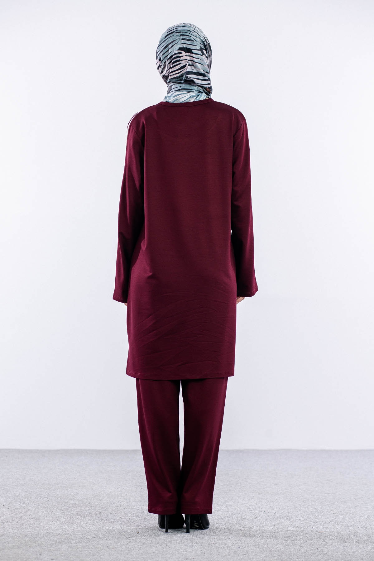 8453 Takim 44-50 Biye - Bordo - 5