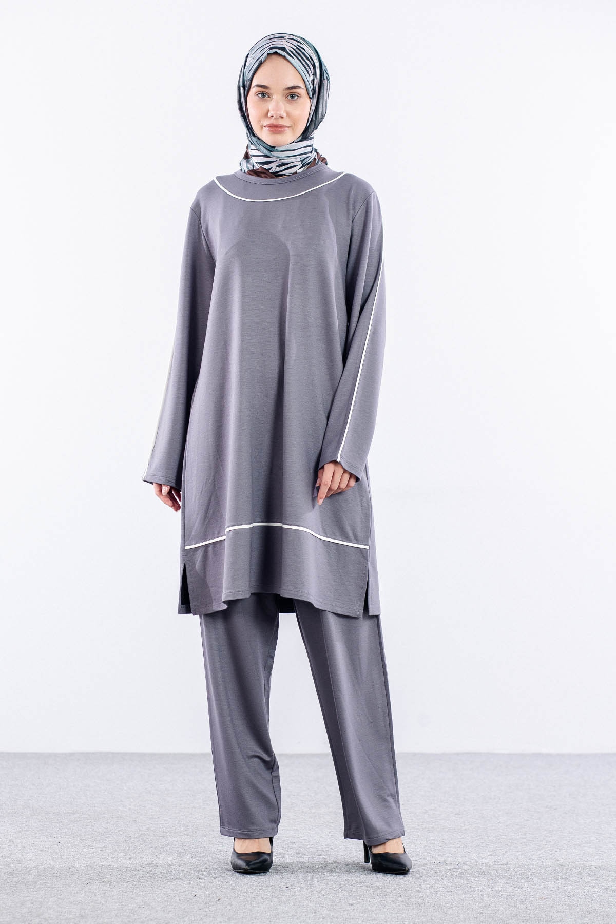 8453 Takim 44-50 Biye - Gri - 2