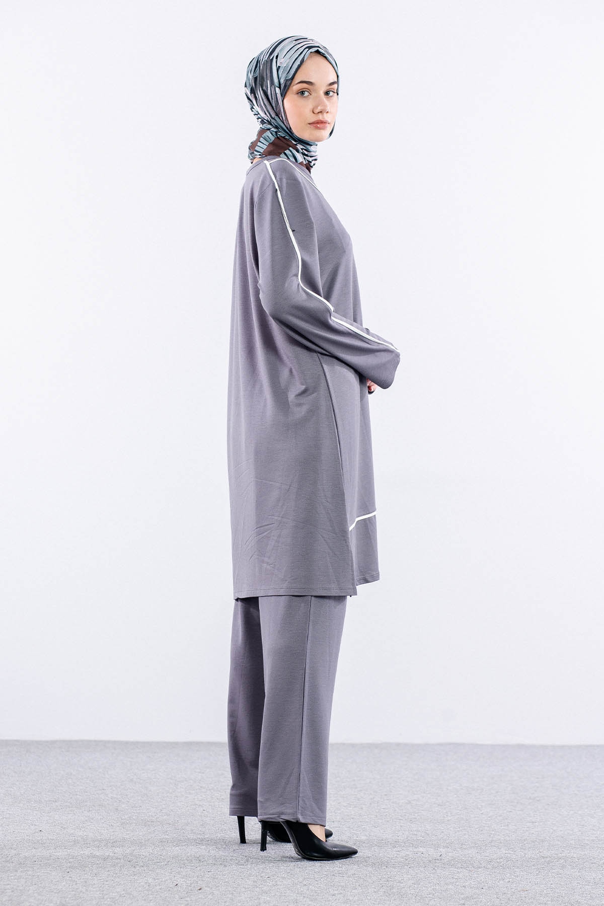 8453 Takim 44-50 Biye - Gri - 6