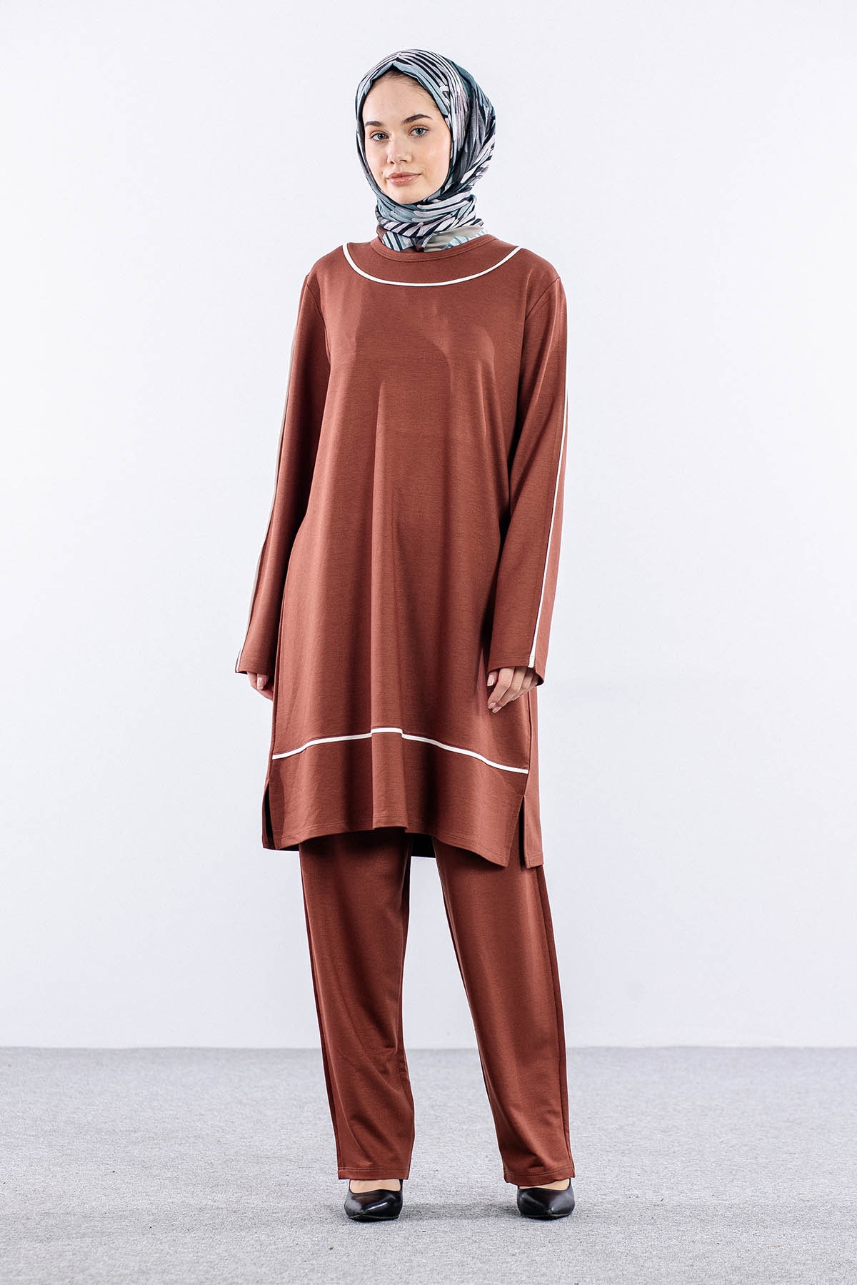 8453 Takim 44-50 Biye - Kahve - 1