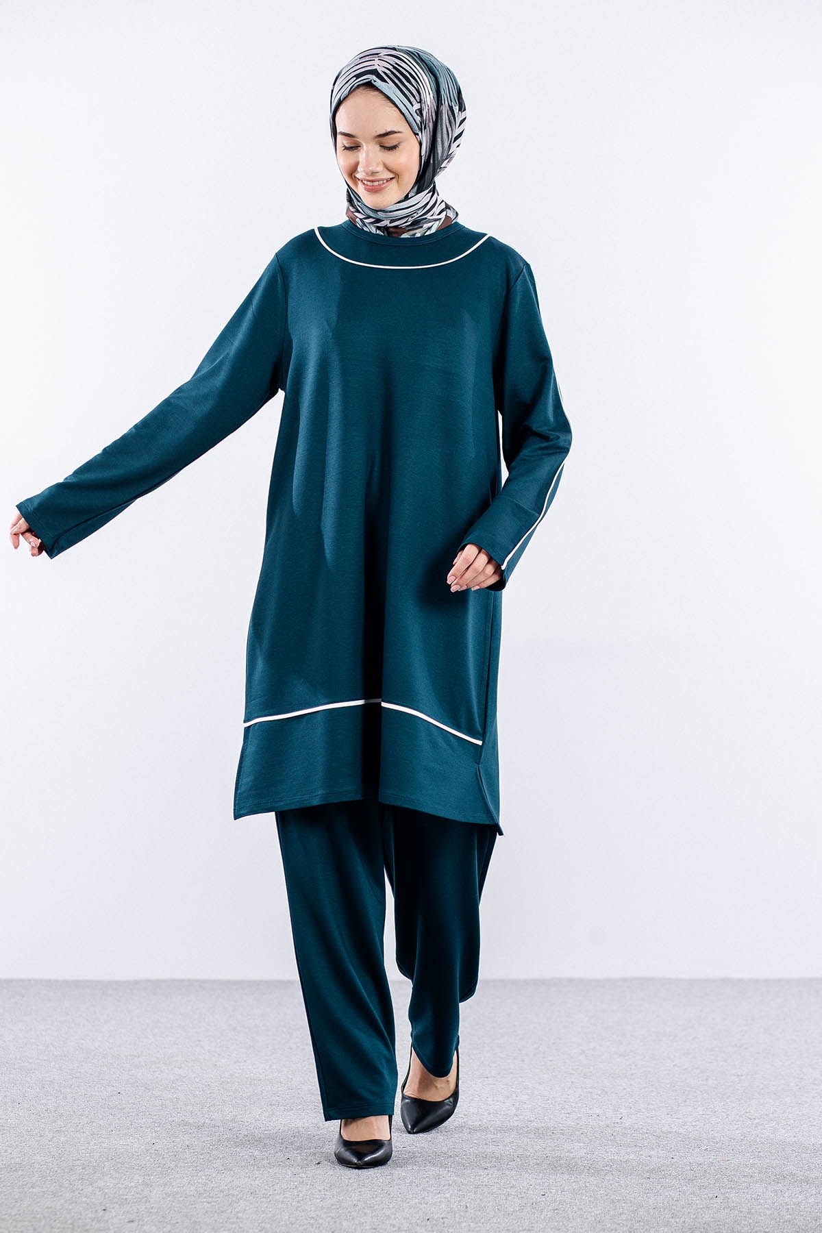 8453 Takim 44-50 Biye - Petrol - 3