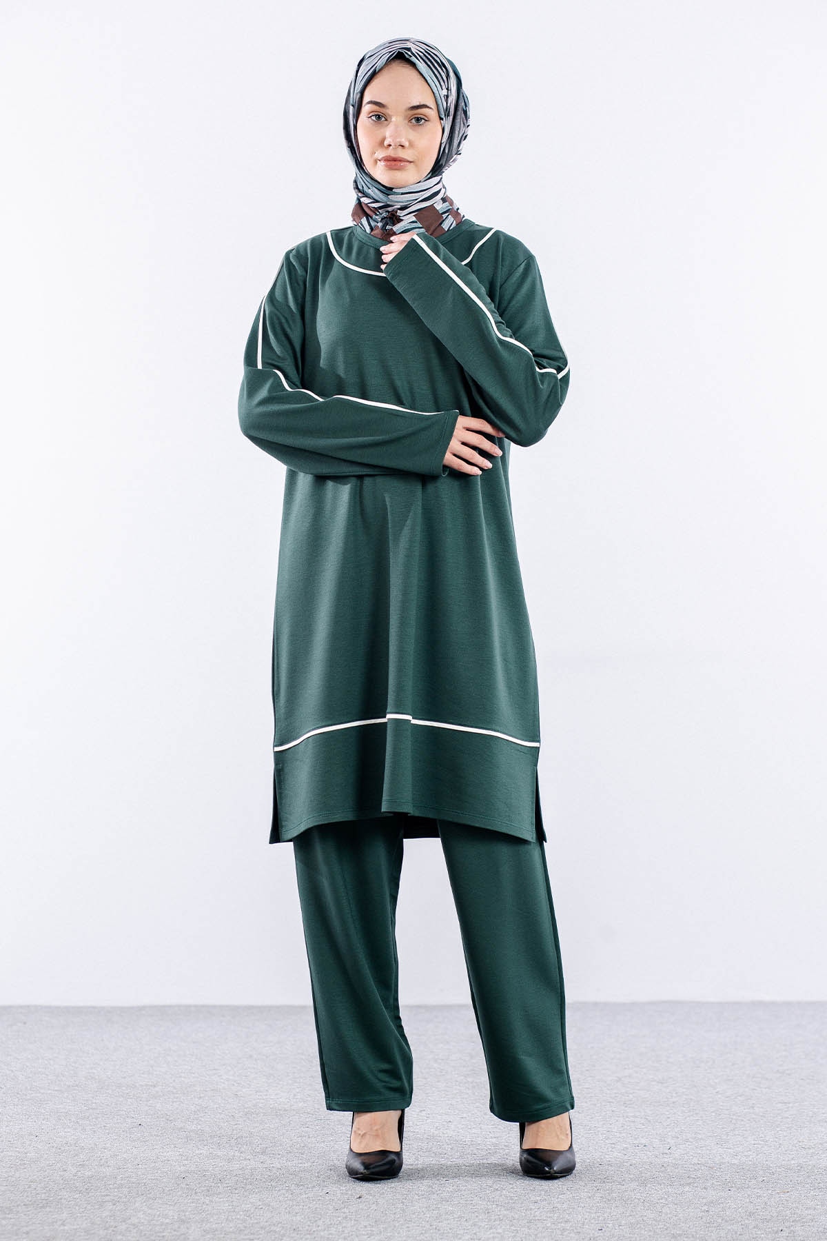 8453 Takim 44-50 Biye - Zumrut - 2