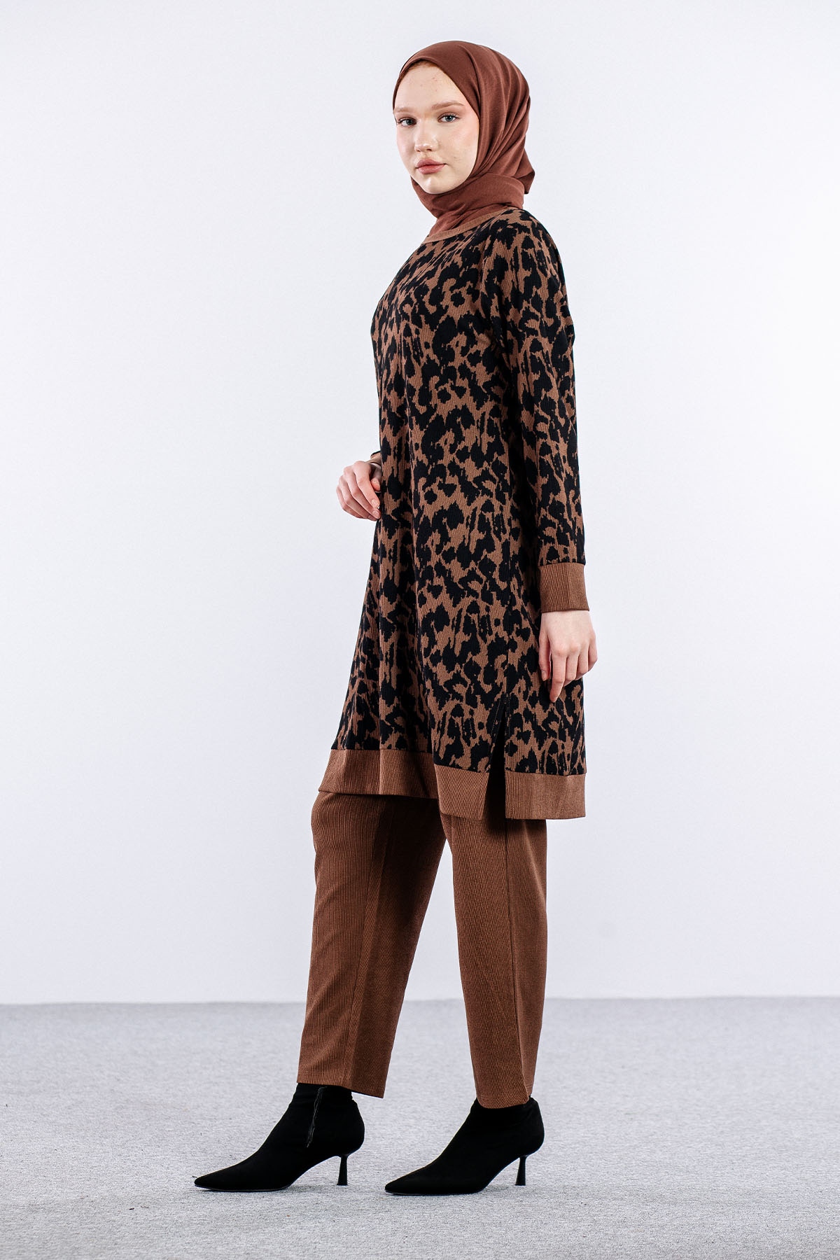 8459 Takim 44-50 Leopar - Kahve_siyah - 4