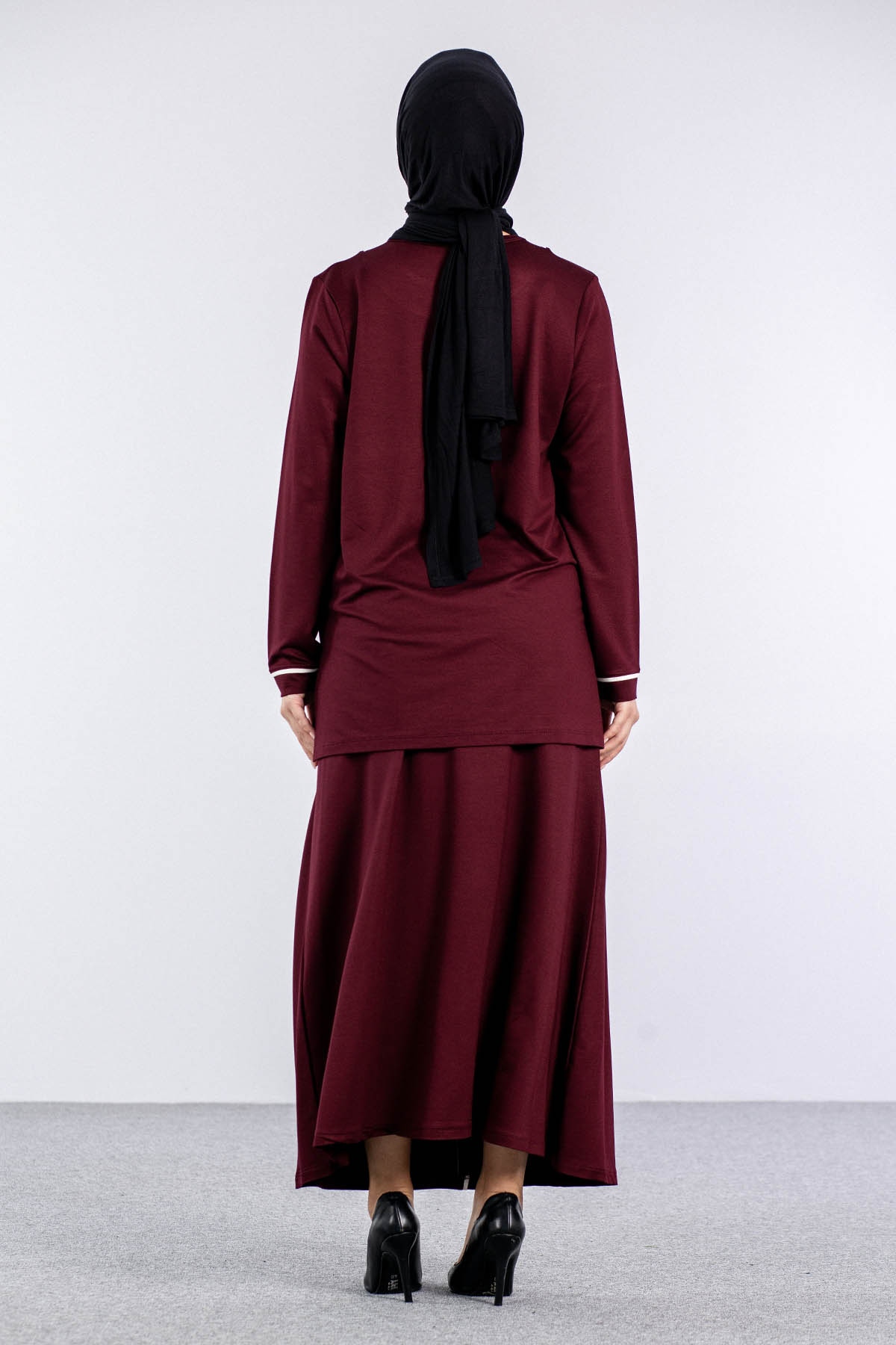 8460 Takim 44-50 Biye - Bordo - 4