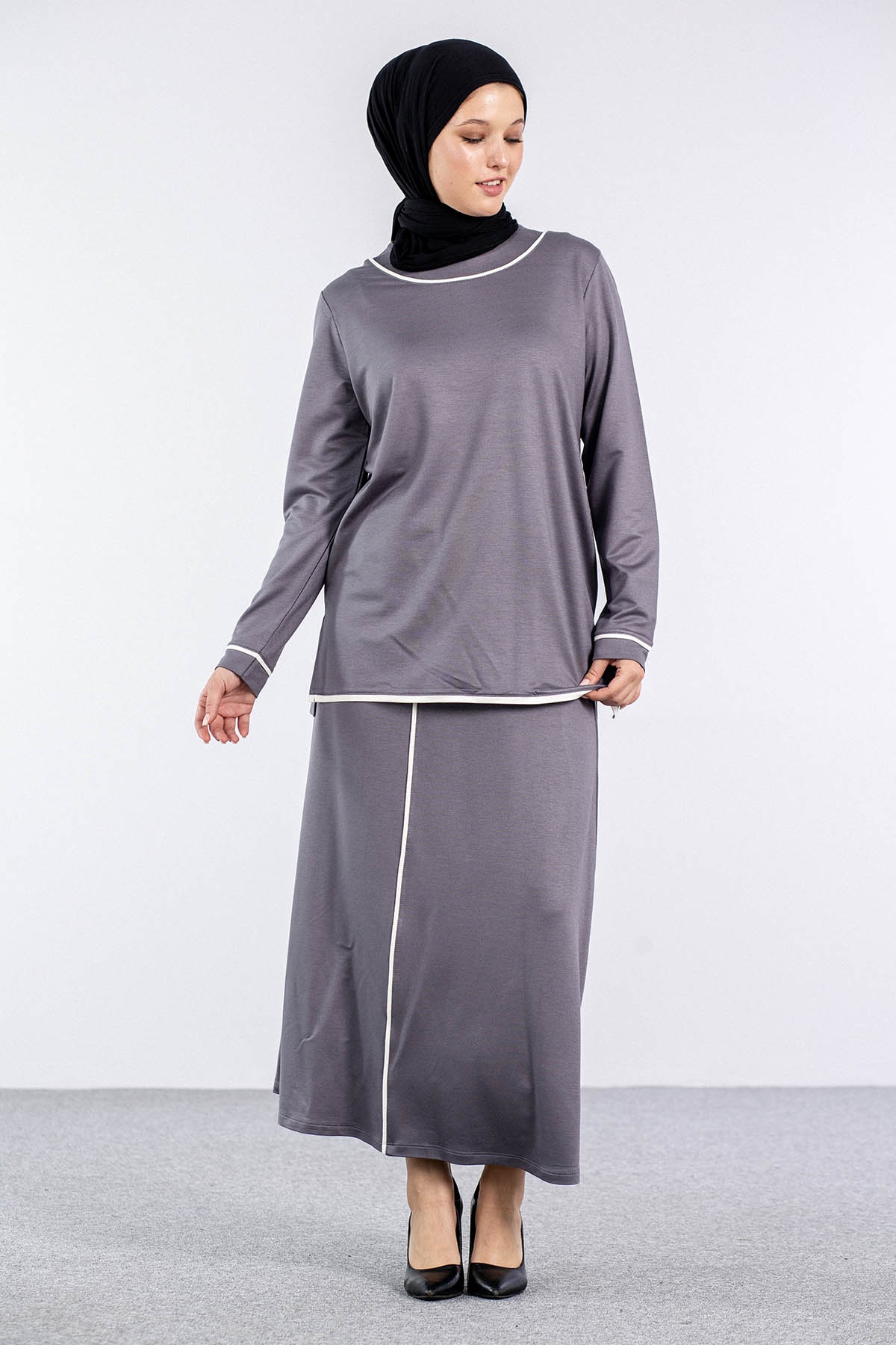 8460 Takim 44-50 Biye - Gri - 2