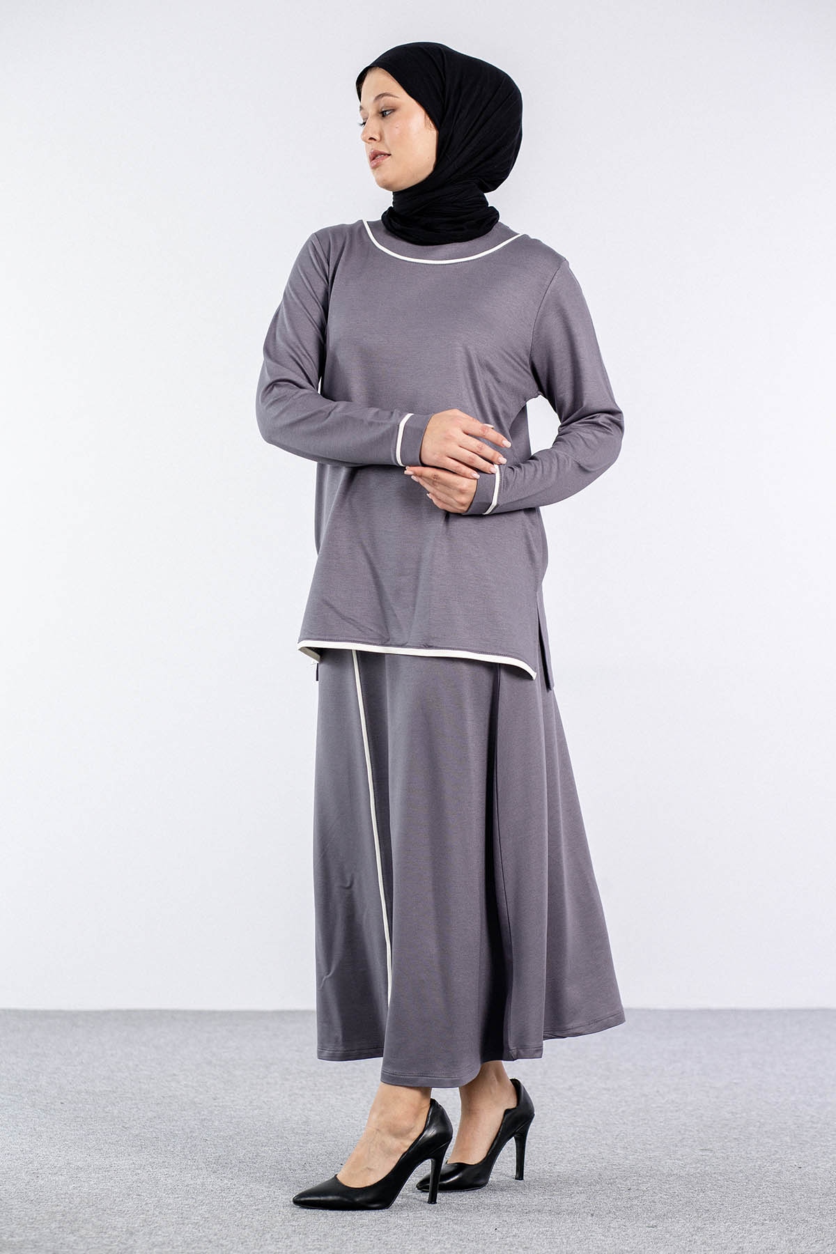 8460 Takim 44-50 Biye - Gri - 3