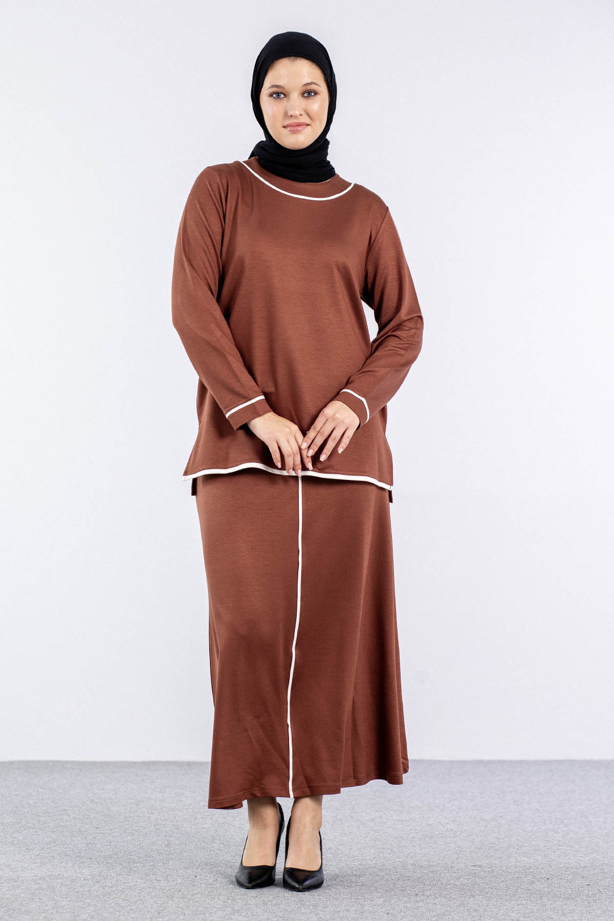 8460 Takim 44-50 Biye - Kahve - 1